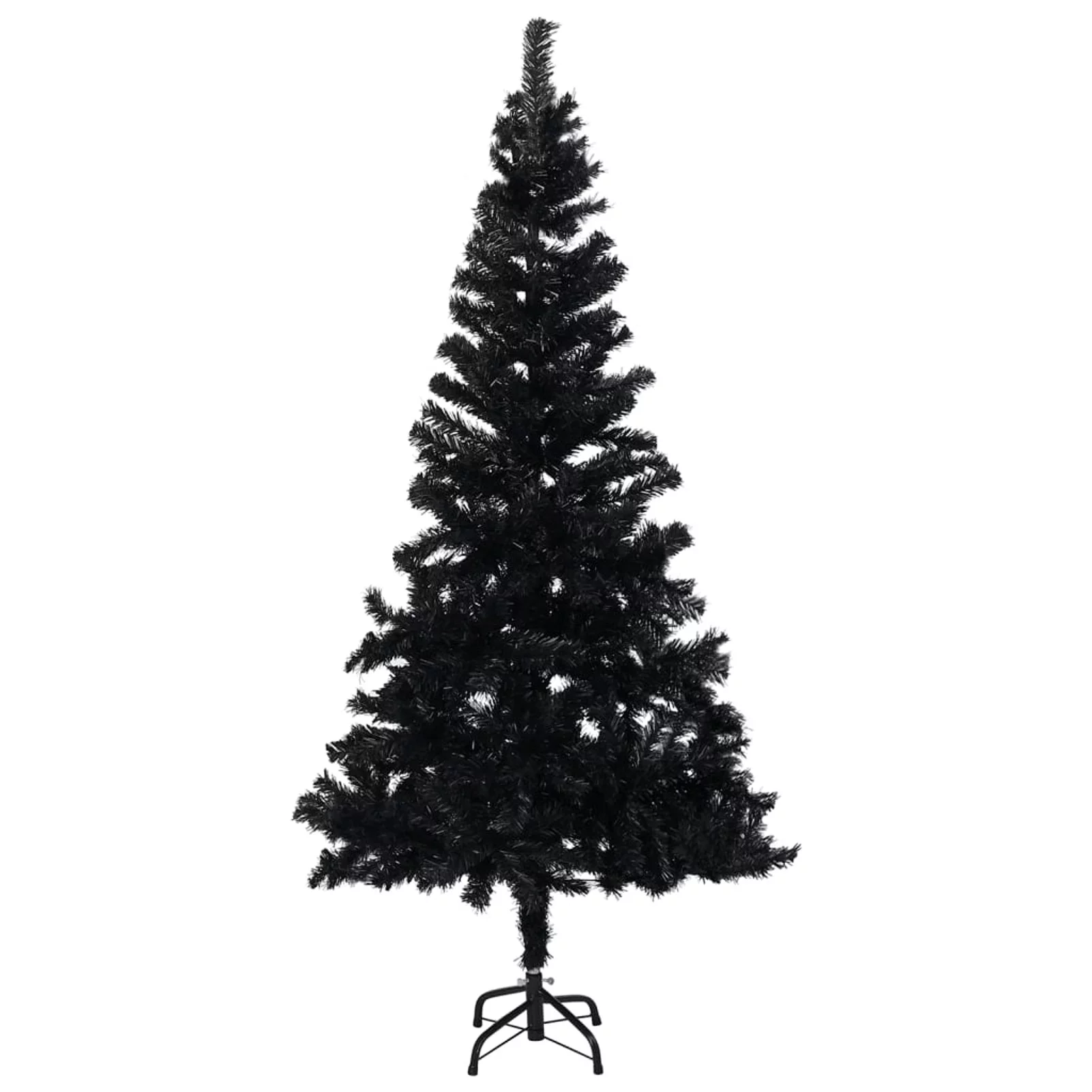 Suzicca Artificial Christmas Tree with LEDs&Ball Set Black 59.1