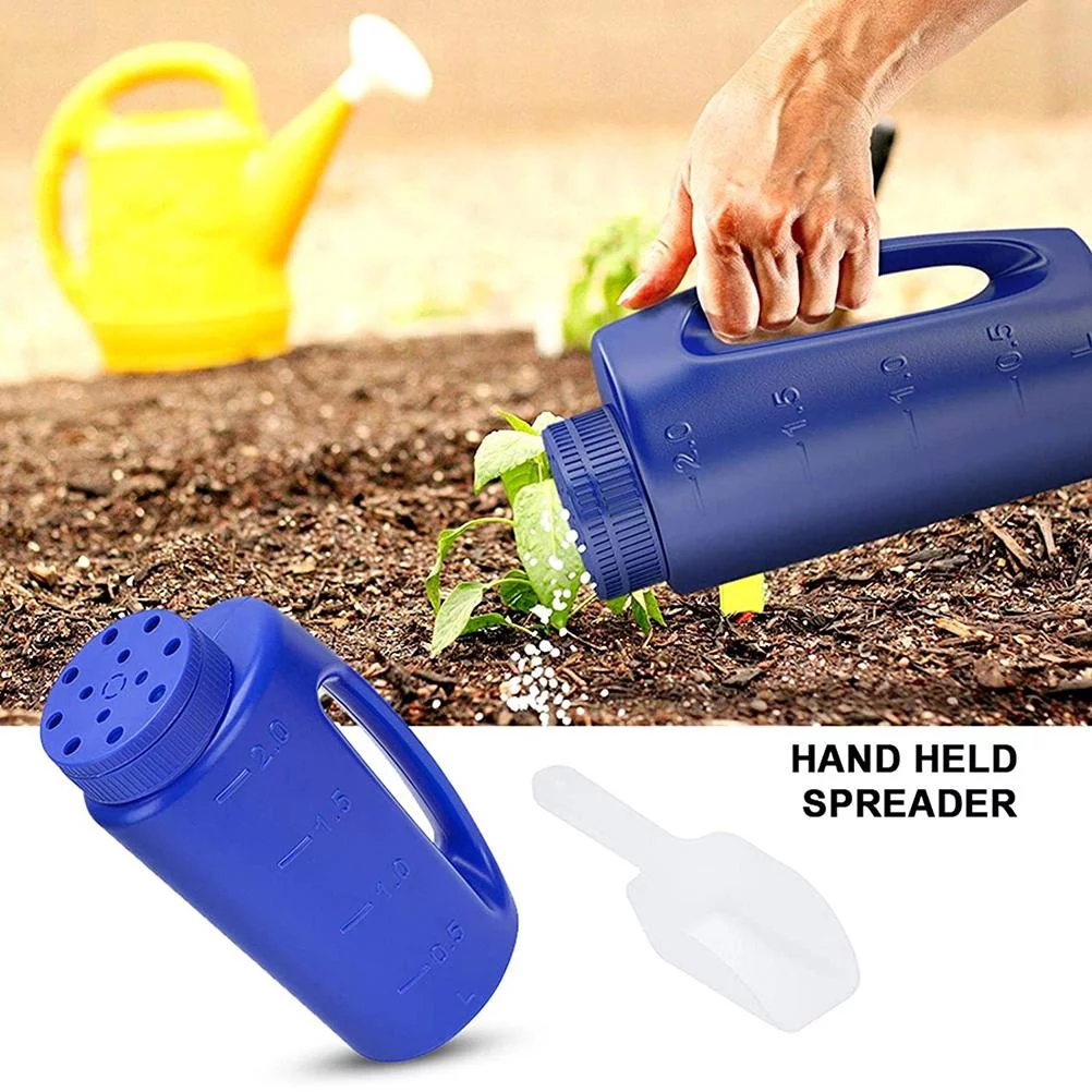 Verdant Touch Hand Spreader Hand Held Spreader Hand Spreader Shaker Fertilizer Salt Spreader Ice Salt Dispenser