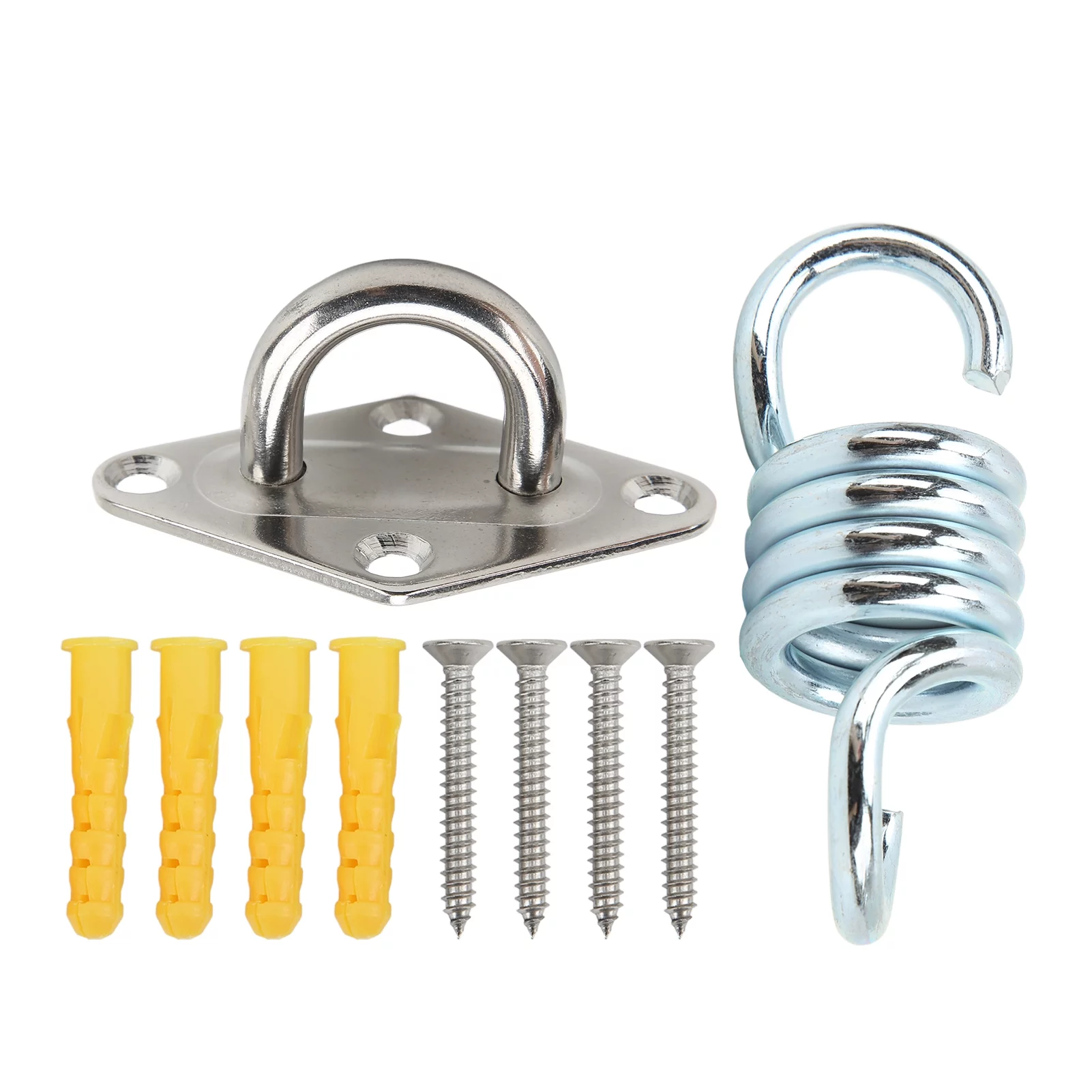 Goldmeet Stainless Steel Ceiling Hanging Kit 551lb Capacity Suspension Bracket Hook Hanger for Yoga Hammock Swings