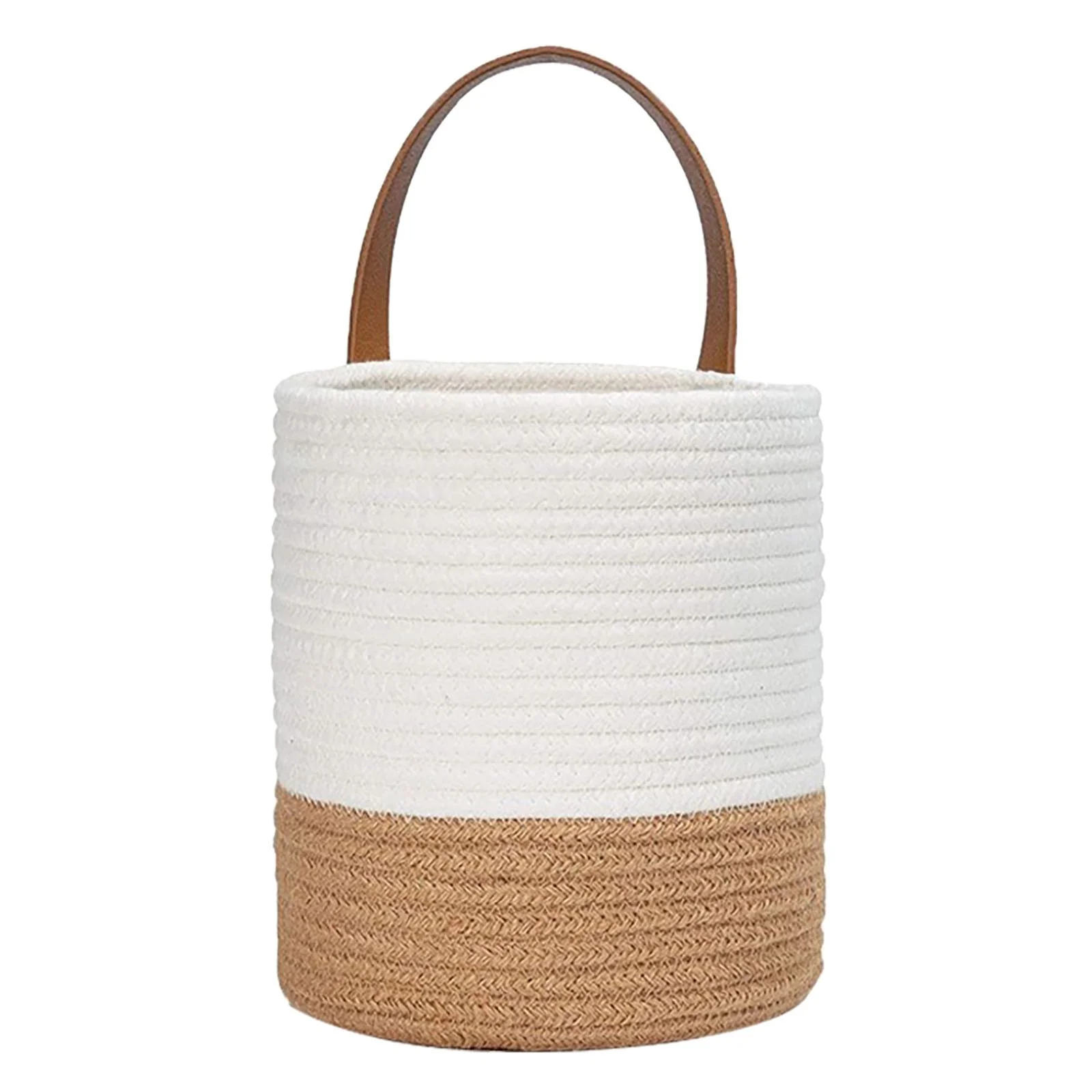 HALJEN Storage Cubes Organizer Wall Mounted Storage Storage Hanging Baskets Hanging Flower Pots Woven Baskets Indoor Flower Pots Hangers Modern Storage Organizers Home Decoration