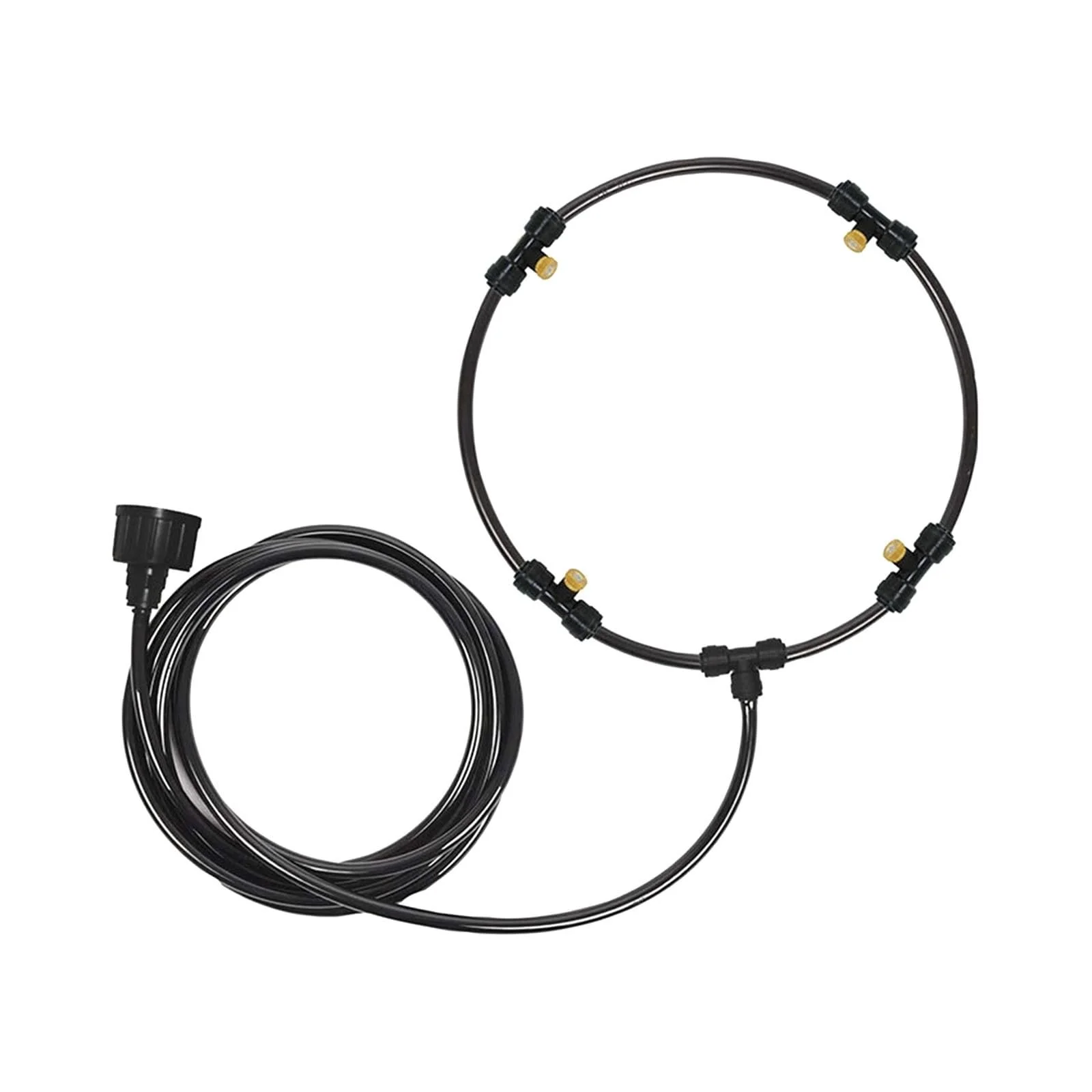 Bnnlsa Fogging Pipes 5M 16/18 Inch Spray Ring Outdoor Fan Kit for Cool Patio Sprinkler Pipe for Cool Outdoor Patio Garden Fan Accessories for Outdoor Garden Greenhouse Sprinkler