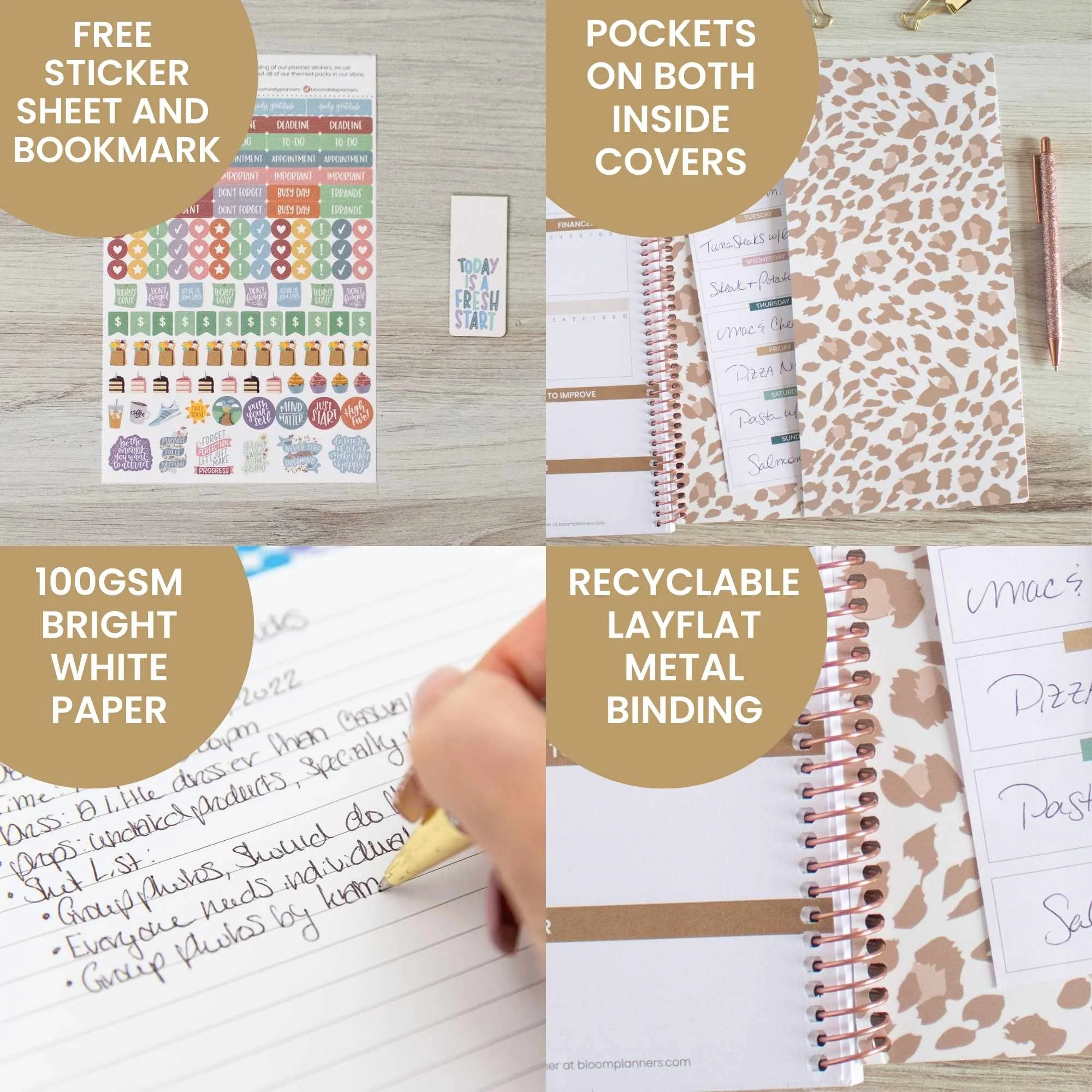 bloom daily planners 2024-25 Soft Cover Planner, 8.5