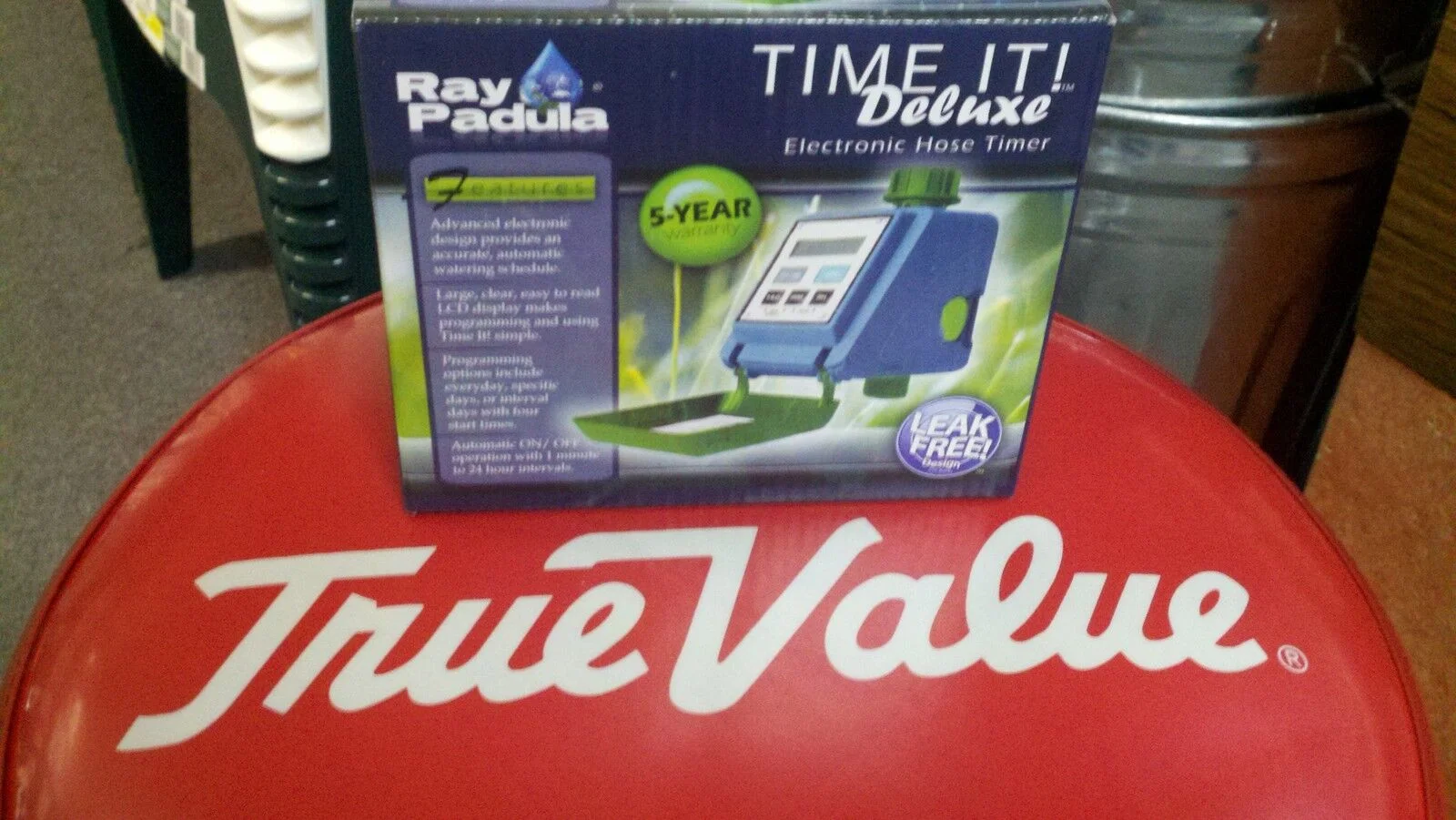 RAY PADULA TIME IT AUTOMATIC ELECTRONIC WATER GARDEN HOSE LAWN TIMER RP-ETI-1