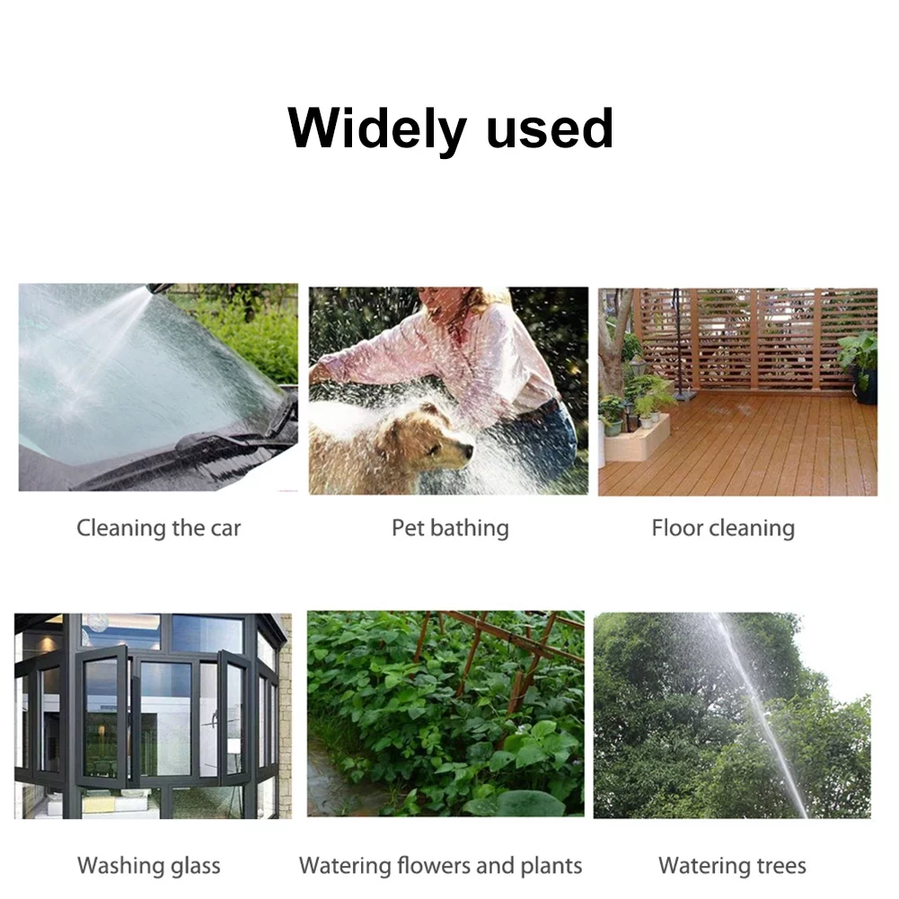 TwoLLL  Water Spray Sprinkler Garden Hose Multiple  with Quick Connect Water Pipe Plastic Gardening Gifts for Men Or Women