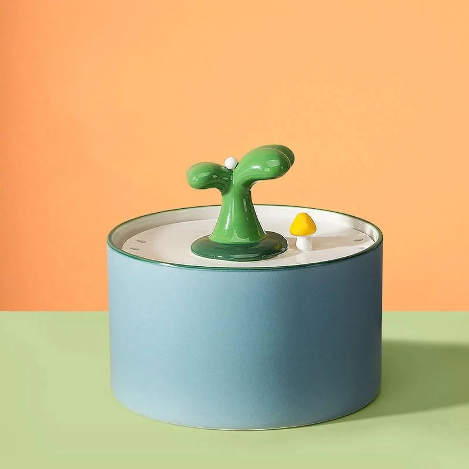 Little Sapling Ceramic Drinking Fountain For Pets