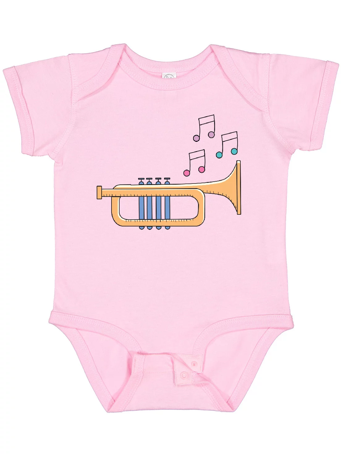 Inktastic Trumpet Marching Band Musician Gift Boys or Girls Baby Bodysuit