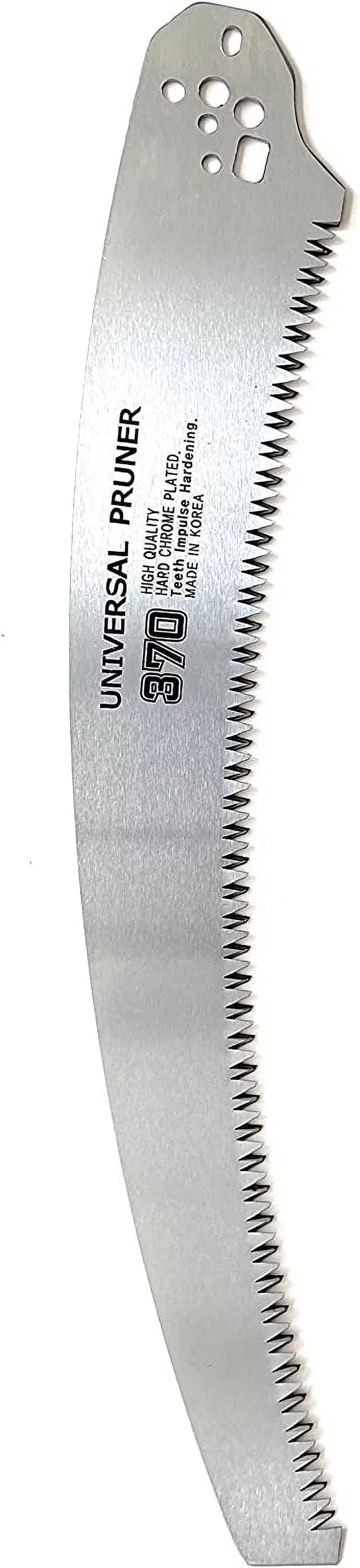 Universal Type Saw Blade, Suitable for the Models of Most Brand, Pole Pruner Blade Replacement, Razor-Sharp Curved Blade Saw, Steel Blade with High Hardness and Sharpness, 17 inches Length