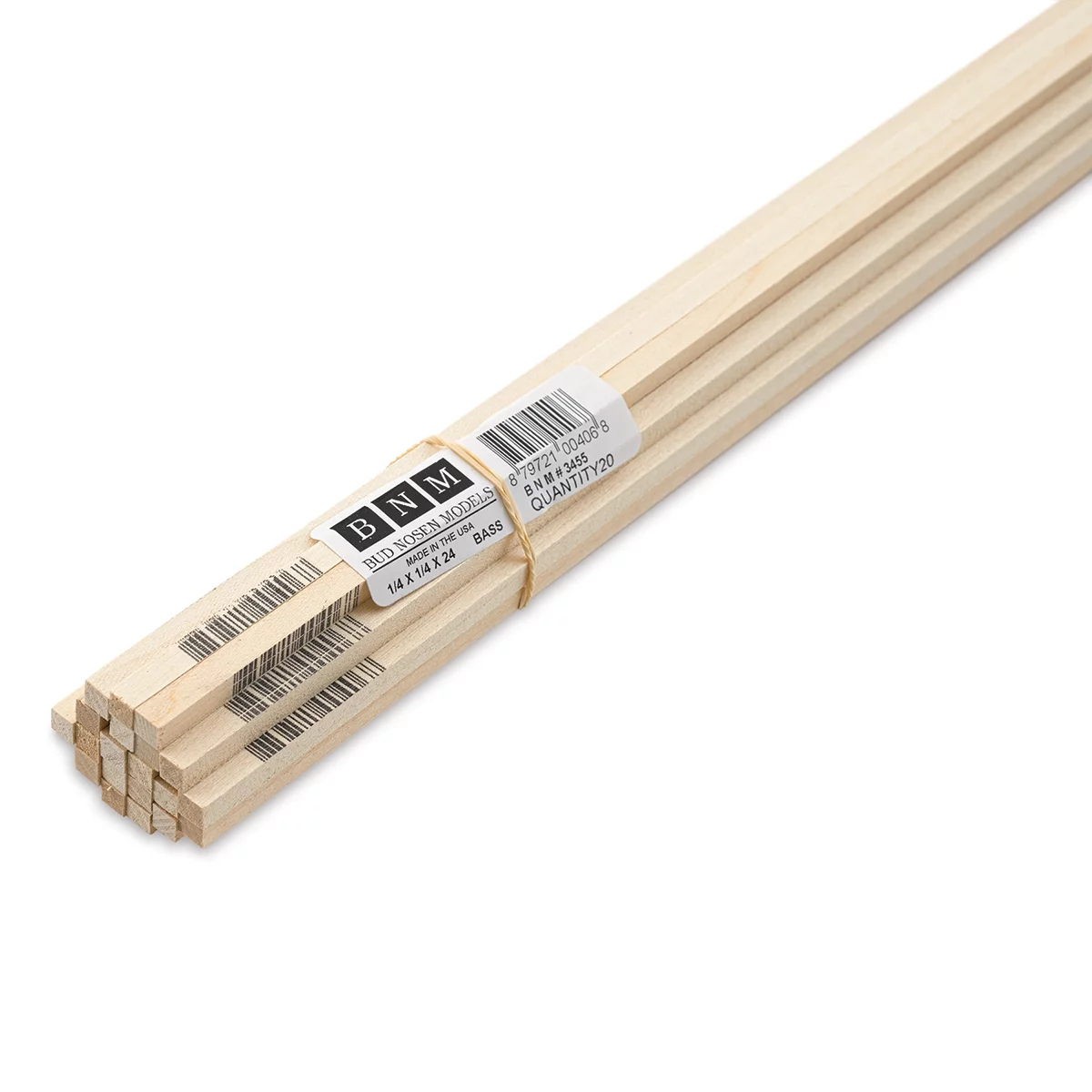 Bud Nosen Basswood Sticks - 1/4
