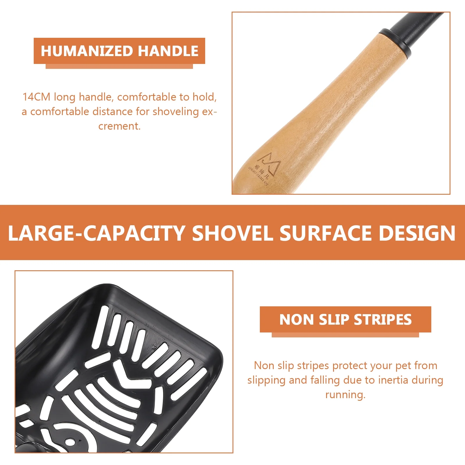 Cat Litter Shovel Sand Supplies Pet Poop Scoop Big Hole Detergent Tool Cleaner Pets