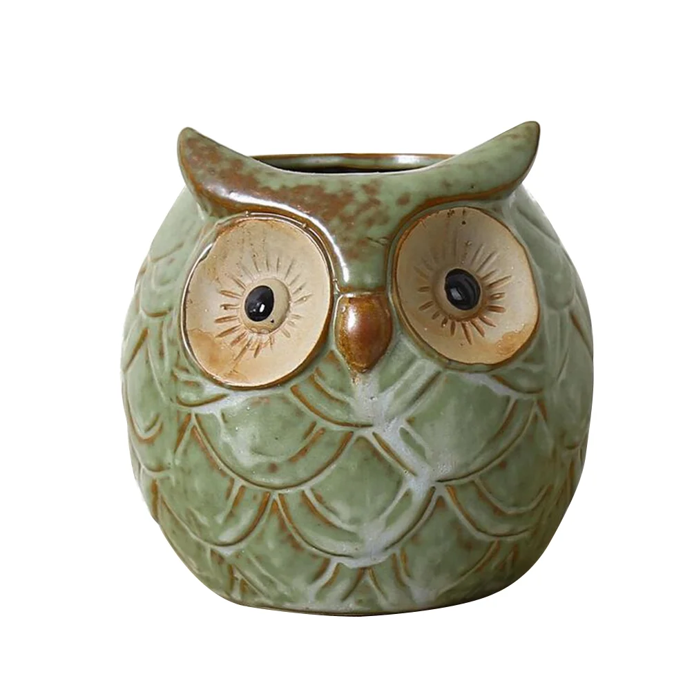 Retro Decor Vintage Cartoon Decorative Flower Pots Plant Gift Tins