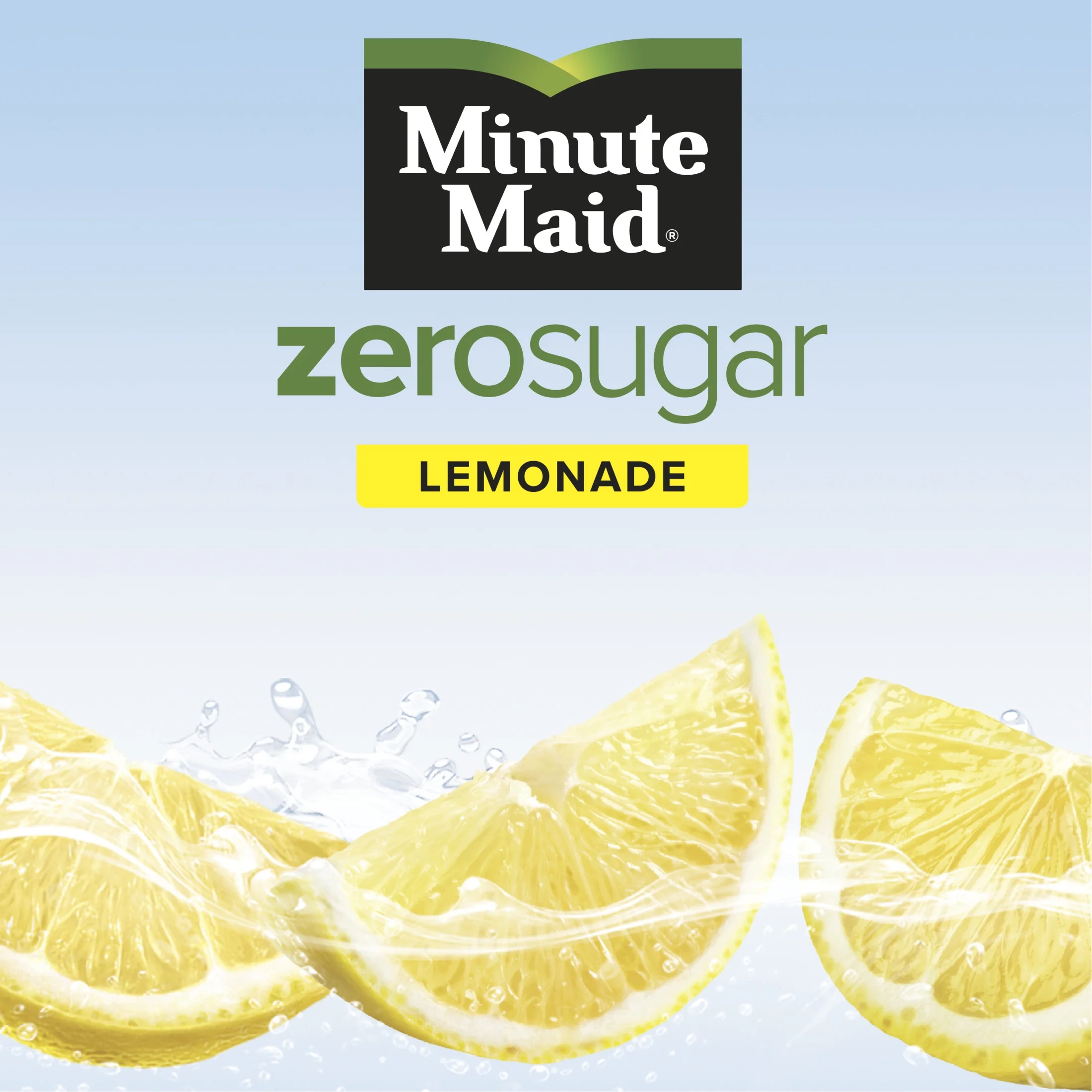 Minute Maid Zero Sugar Lemonade Fruit Juice, 12 fl oz, 12 Cans