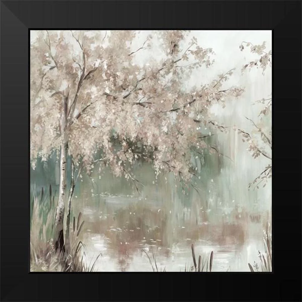 Pearce, Allison 12x12 Black Modern Framed Museum Art Print Titled - Willow Peace