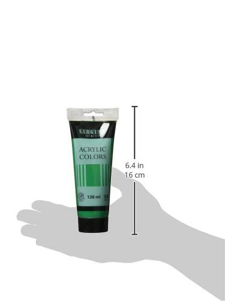 Sargent Art SAR230374 120 ml Acrylic Phthalo Emerald Green Tube Acrylic Paint