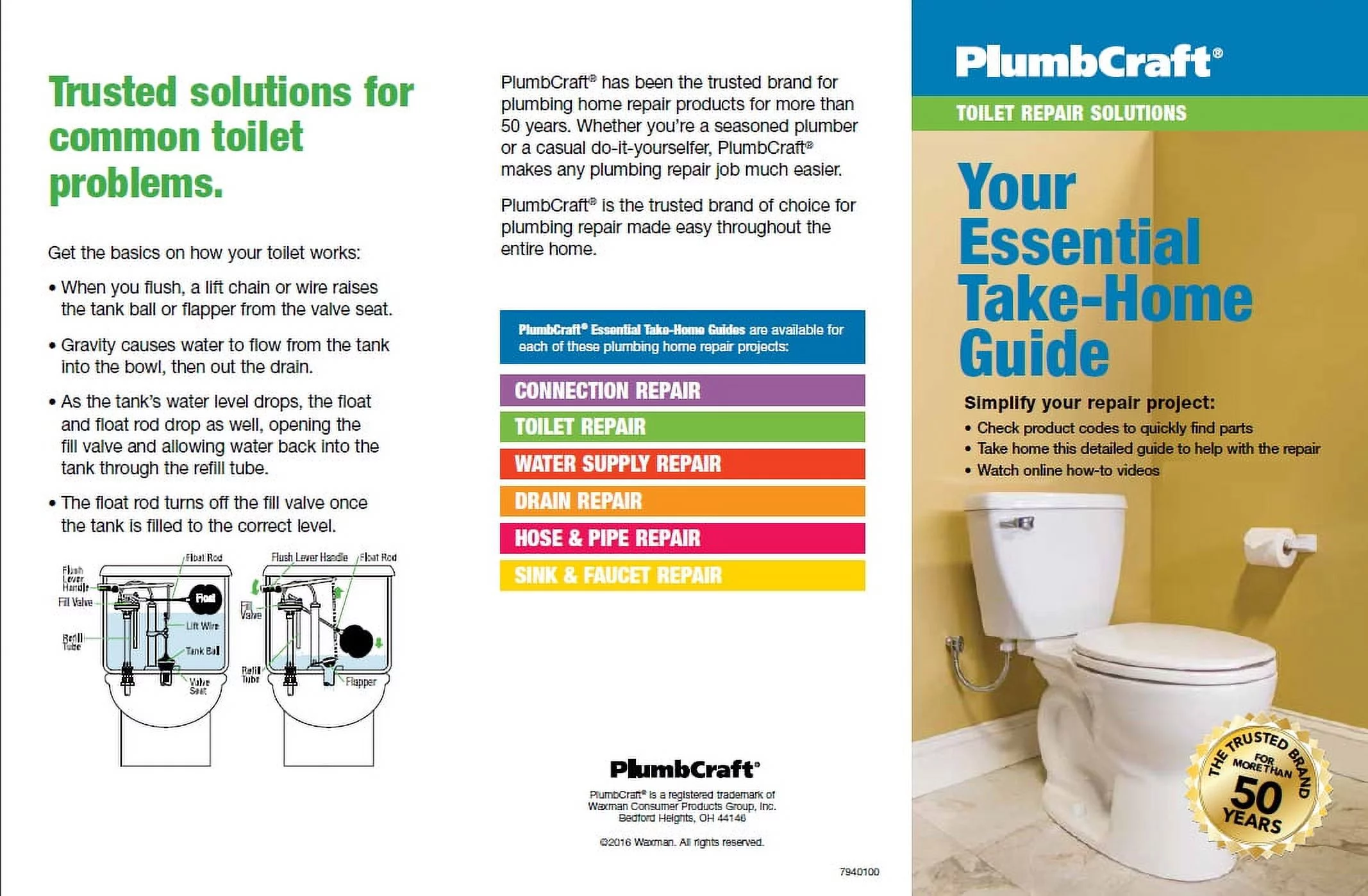Anti-Siphon Fill Valve Adjustable