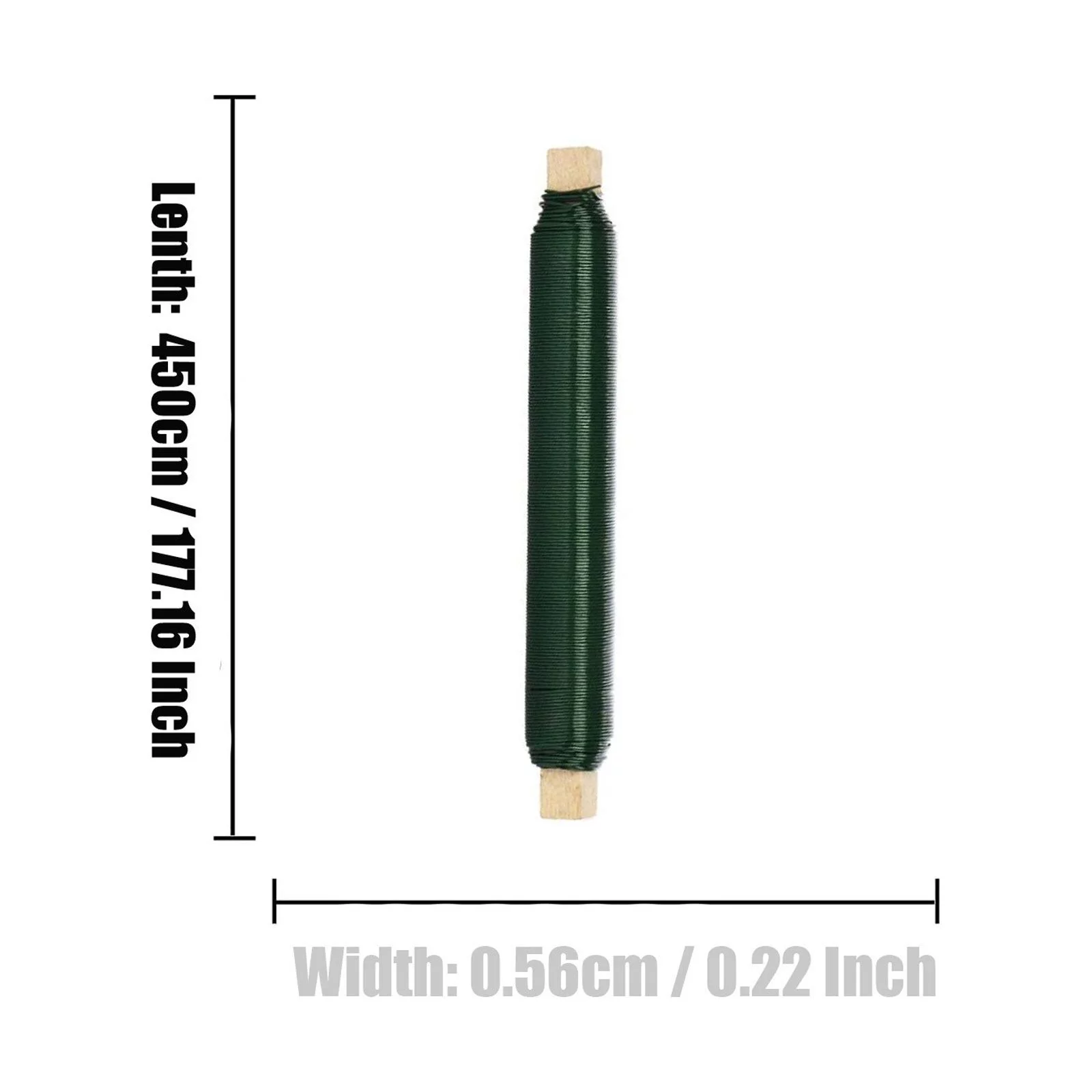 Binding Wire For Floristry & Flower Arranging 0.65mm 30 Meter Length Garden Tidy Tray Shelled Corn Asparagus Dome Mat Starting Plugs Garden Pack Heavy Traffic Grass Window Sill *6PCS