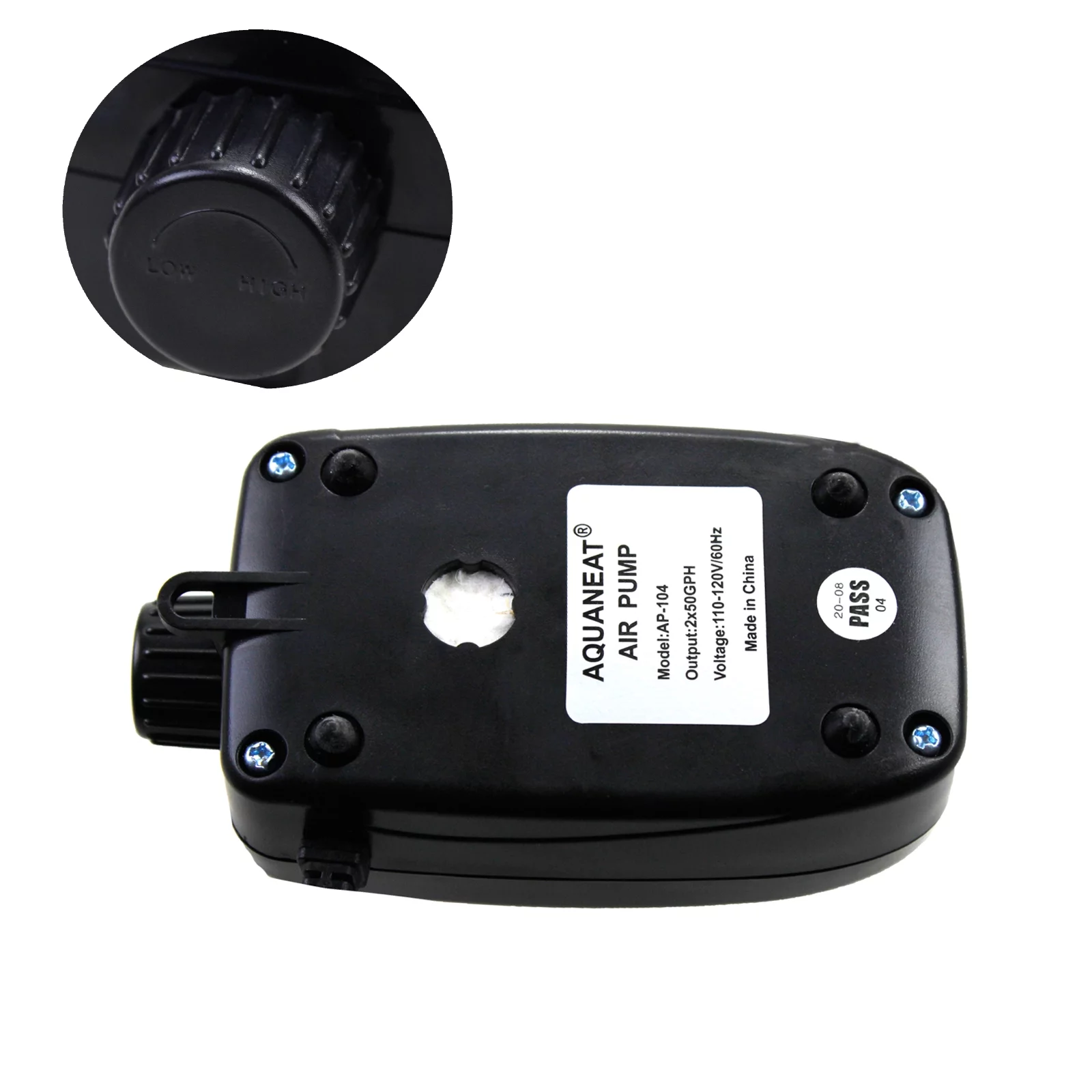 Aquaneat Air Pump Aquarium, 100GPH Fish Tank Air Pump Air Bubbler with Air Stones and Tubing