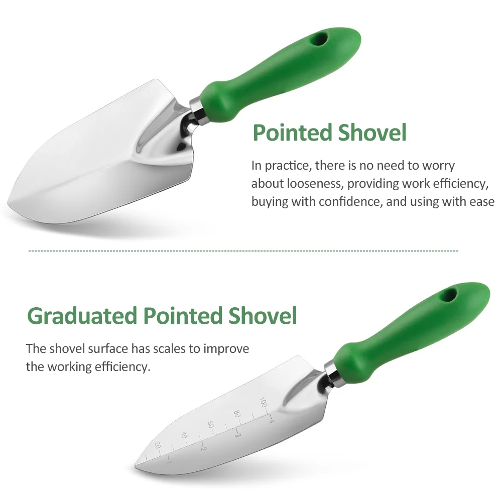 Anself Garden Tools Set, 11PCS Heavy Duty Garden Tool Kit,Gardening Tools Gifts for Women and Men