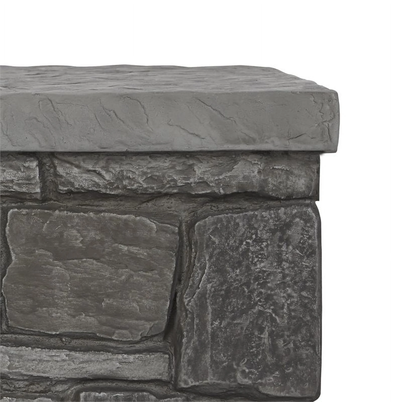 Home Square 2-Piece Set with Propane Fire Table & Tank Cover