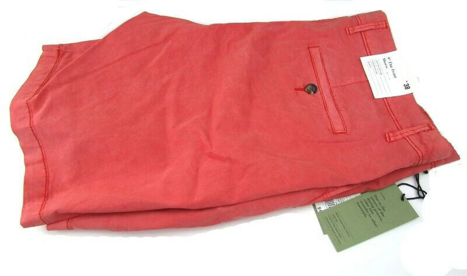 Goodfellow & Co Men’s 9″ Linden Flat Front Chino Shorts Guava Berry 38