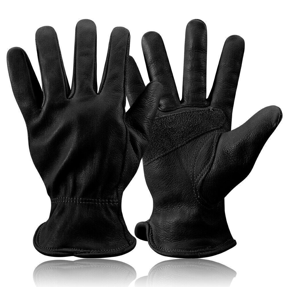 Heavy Duty Gardening Gloves Men Women Thorn Proof Leather Yard Work Gloves US
