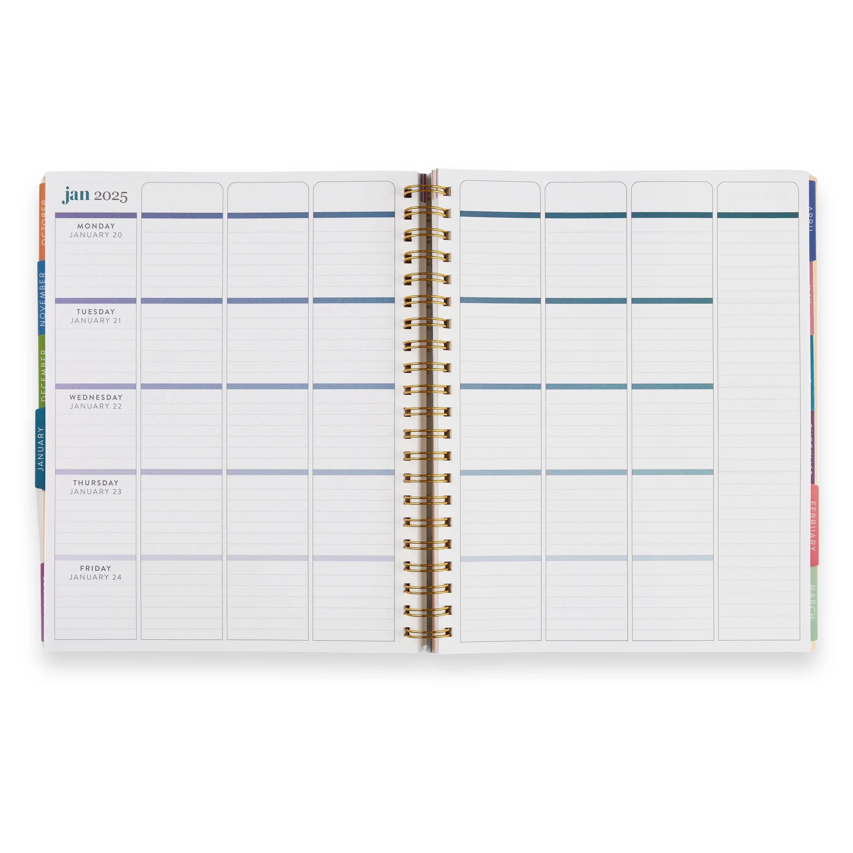 Erin Condren Inspired Collection Large Teacher Planner (July 2024 - June 2025) - School Supplies
