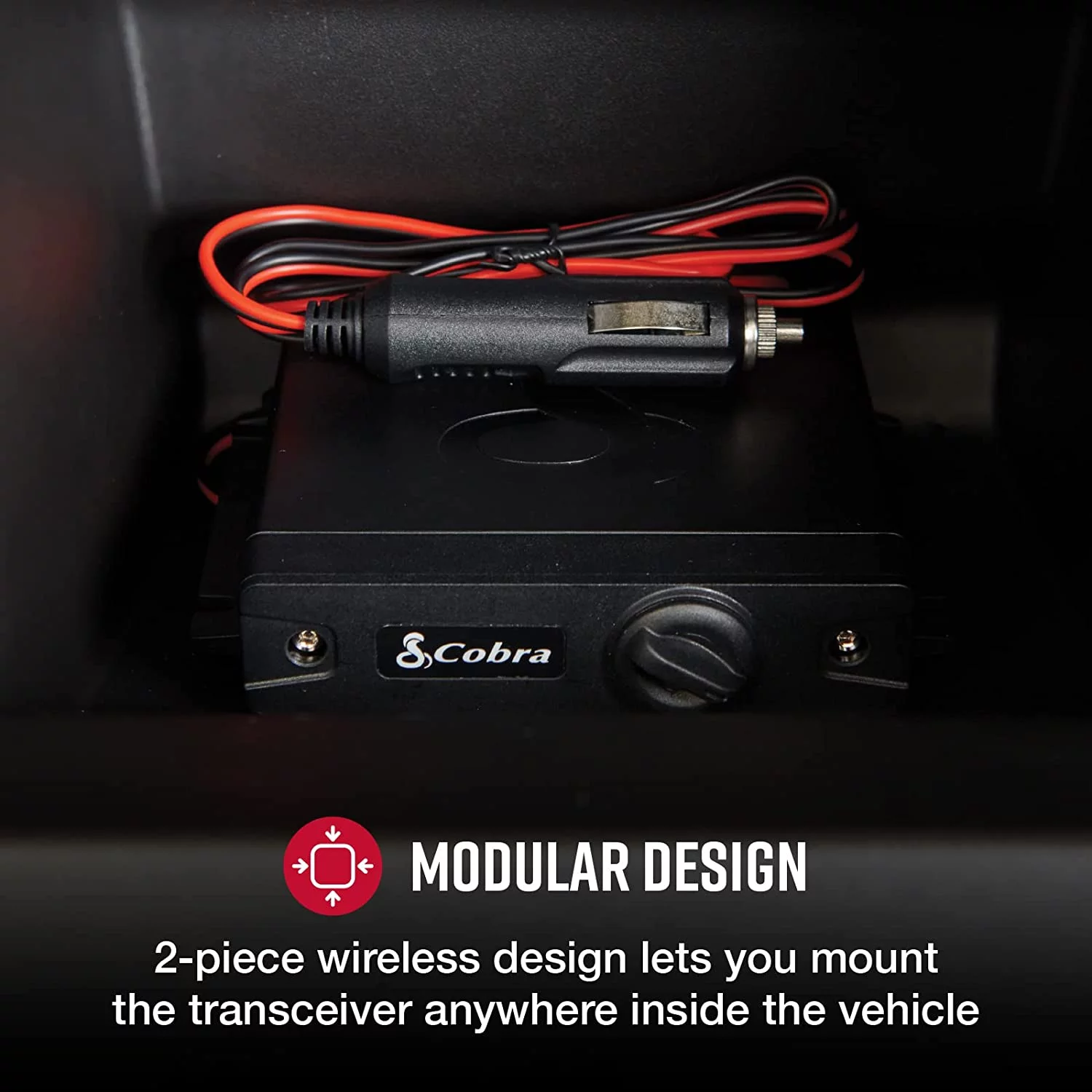 Cobra 75 All Road Wireless AM/FM CB Radio with Digital Noise Cancellation & Bluetooth (CCBR75AR01)