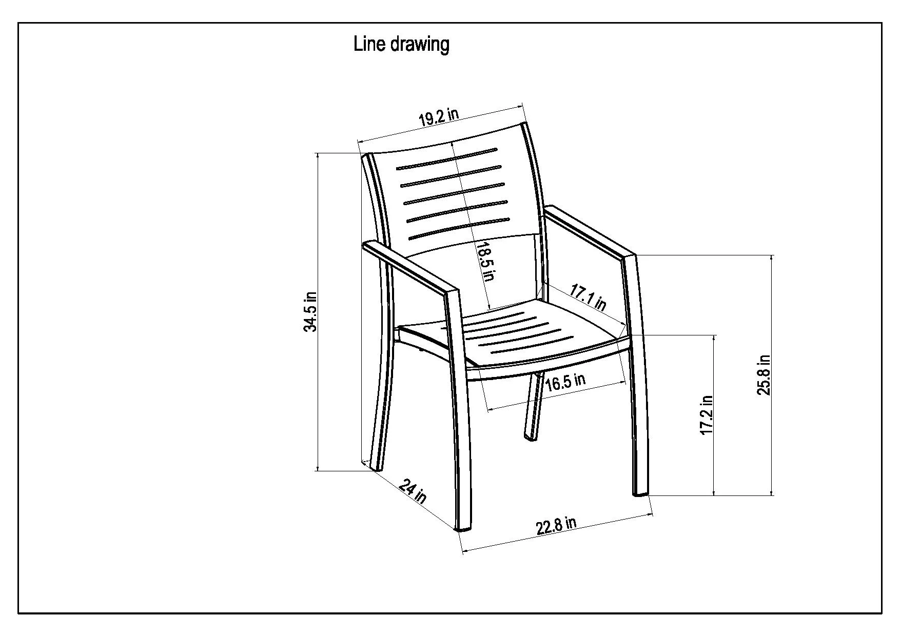 Amazonia Lodeve Teak Finish 7 Pieces Rectangular Patio Dining Set