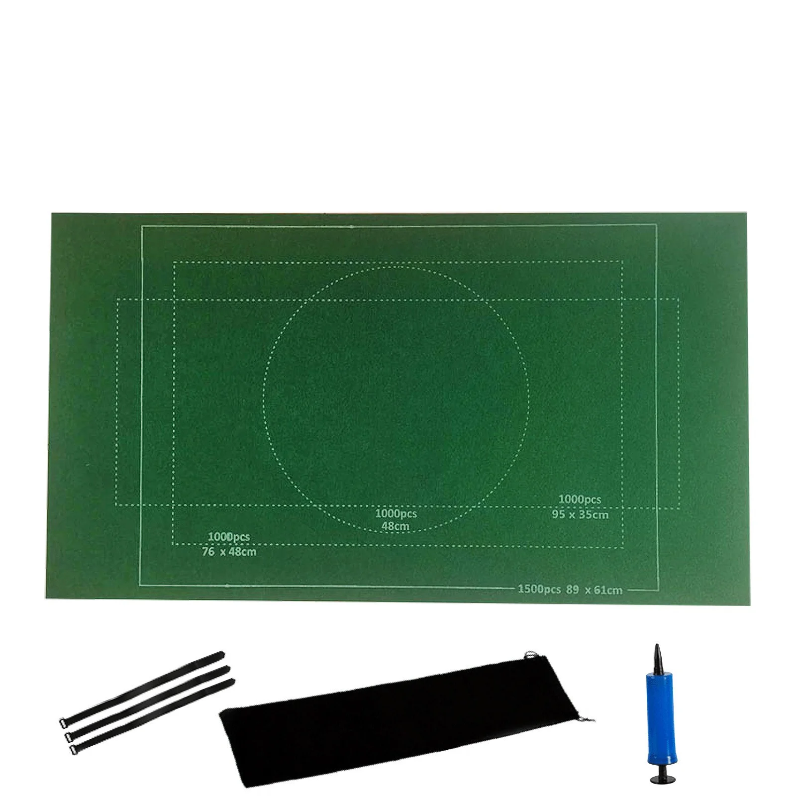 iju7gthy Carpet Foam 4th of July Party Puzzle Roll Storage Mat with Drawstring Storage Bag Use Up to 1500Pc of Puzzles