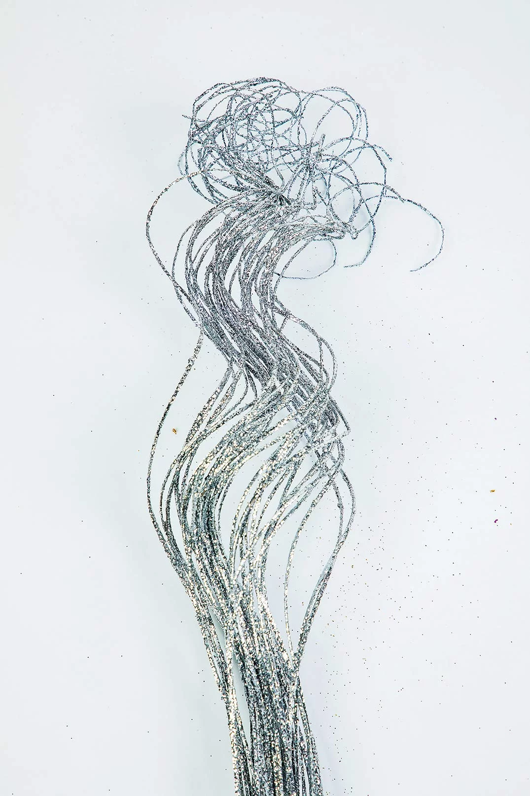 CBT Floral & Craft Ting Ting Silver Sparkle Glitter Branches Vase Filler Wedding Christmas Holiday & Home Decoration 26