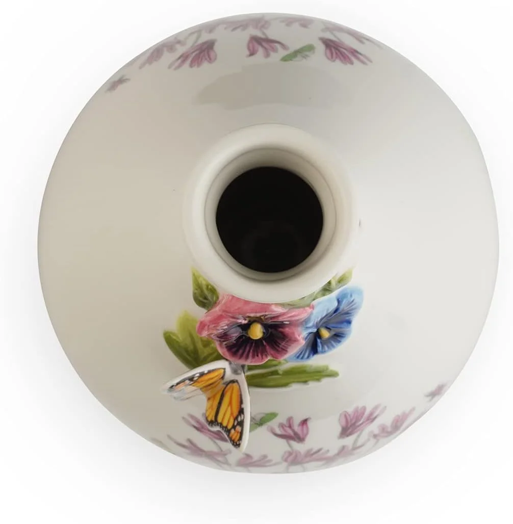 Botanic Garden Bouquet 8” Vase (Cyclamen)