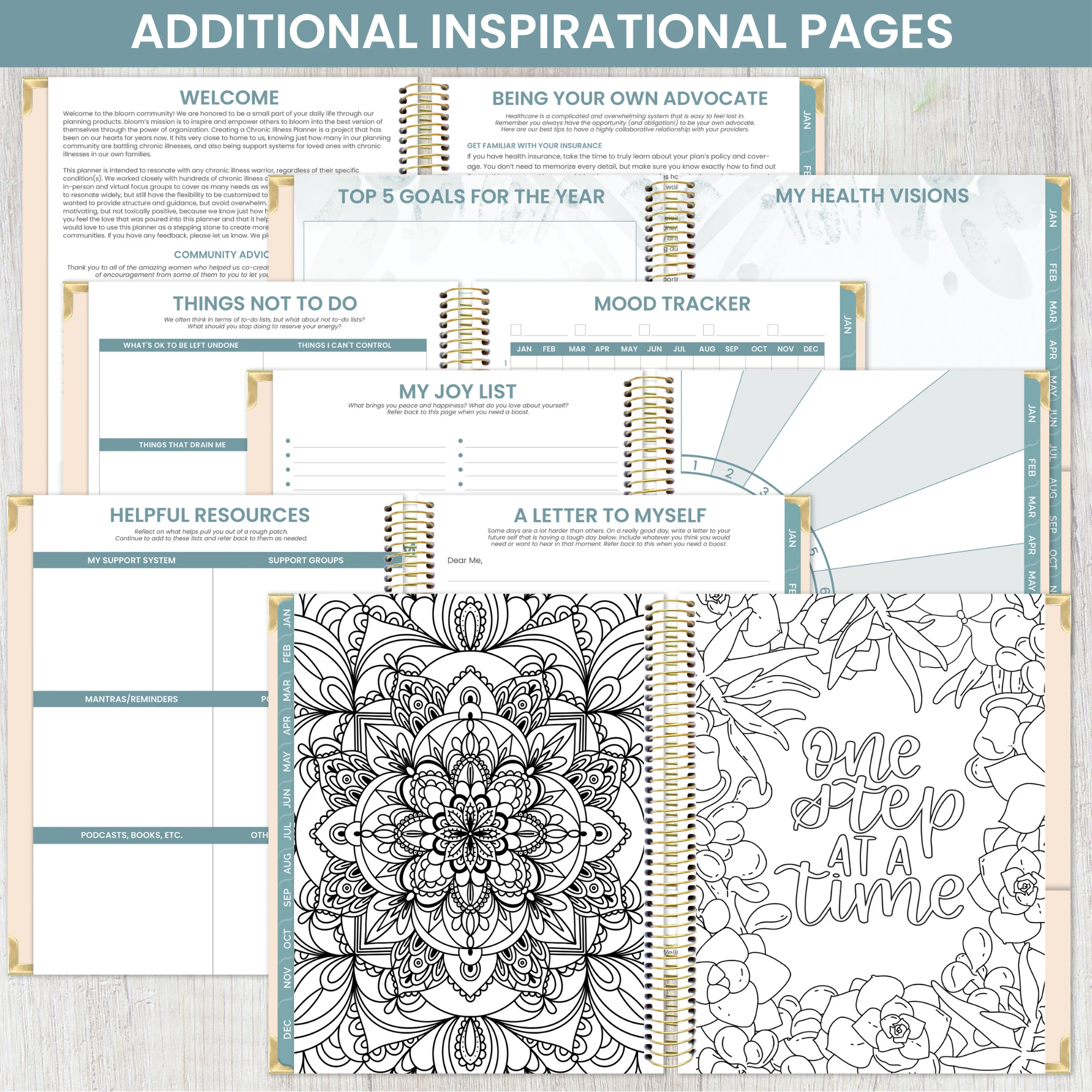 bloom daily planners Chronic Illness Planner, You Are Stronger Than You Think