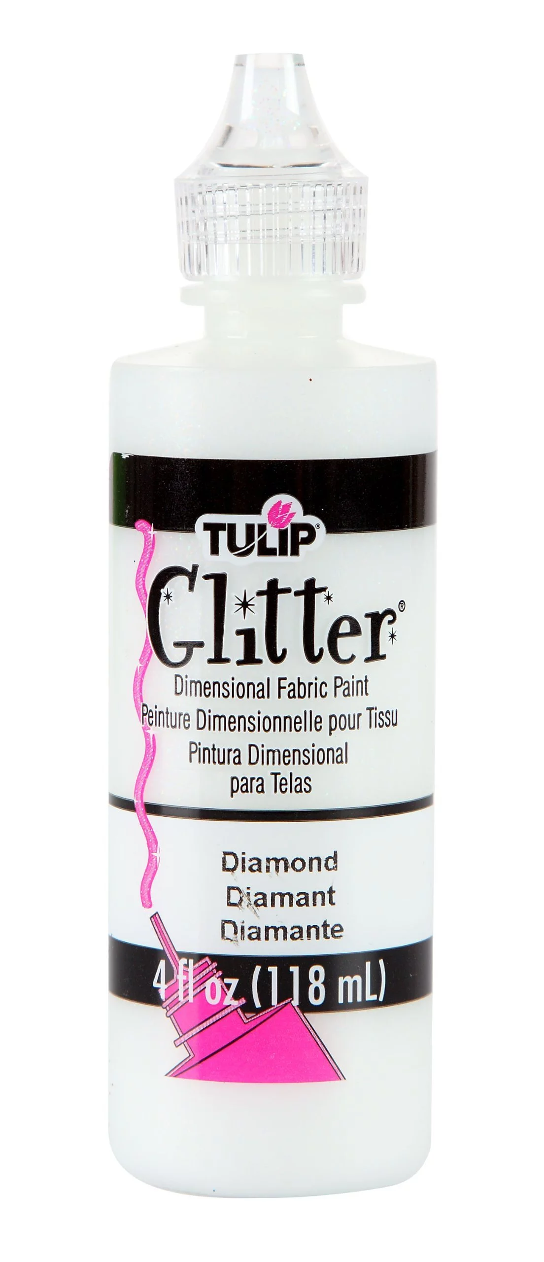 Tulip Slick Brown Dimensional Fabric Paint, 4 fl oz