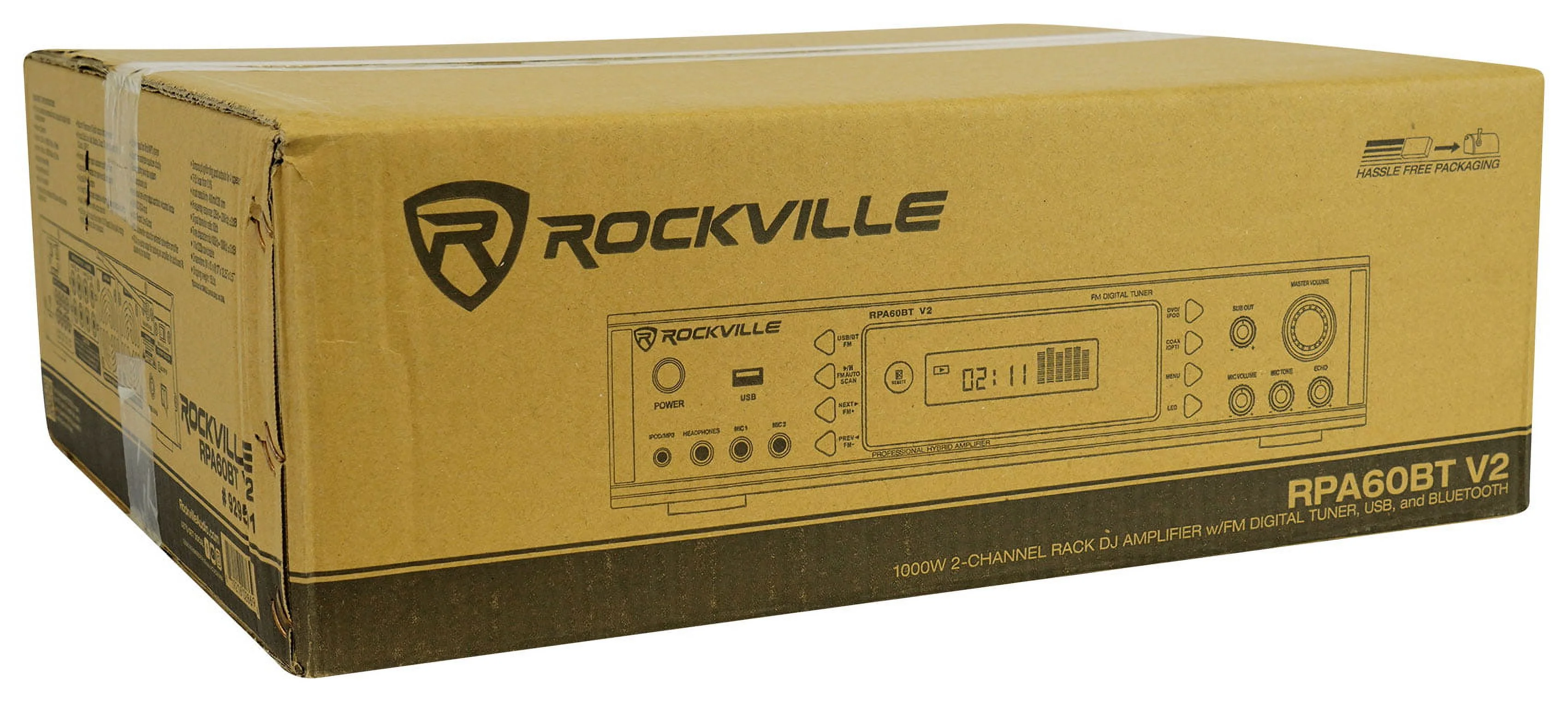 Rockville 1000 w Home Theater System w/Bluetooth Receiver+(4) 4