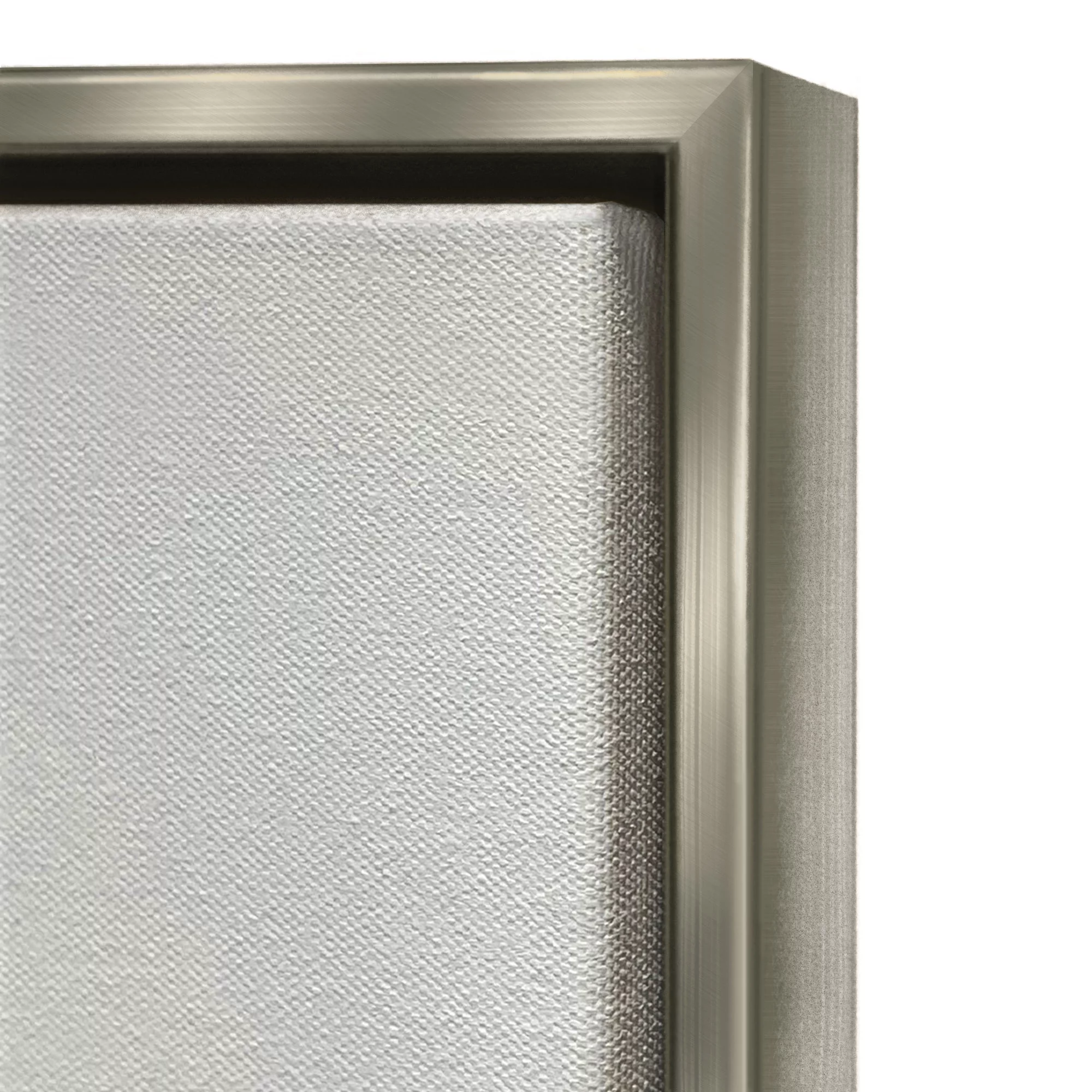 Stupell Industries Duck Family in Nature Animals & Insects Painting Gray Floater Framed Canvas Art Print Wall Art, 31 x 25