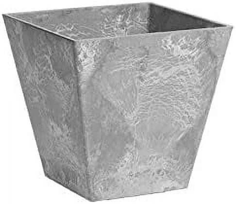 Artstone 35080 Ella Square Planter, 8-Inch, Grey