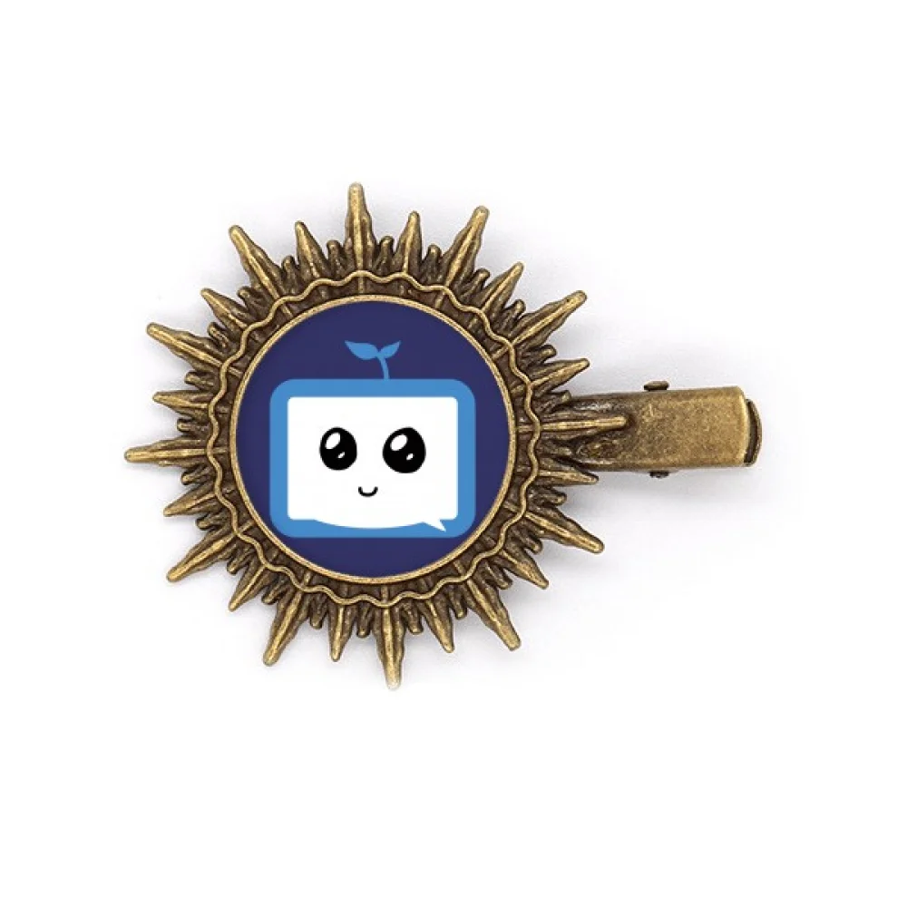 Saplings Sle Small TV Face Original Hairpin Sun Headwear Retro Metal Clips Pin