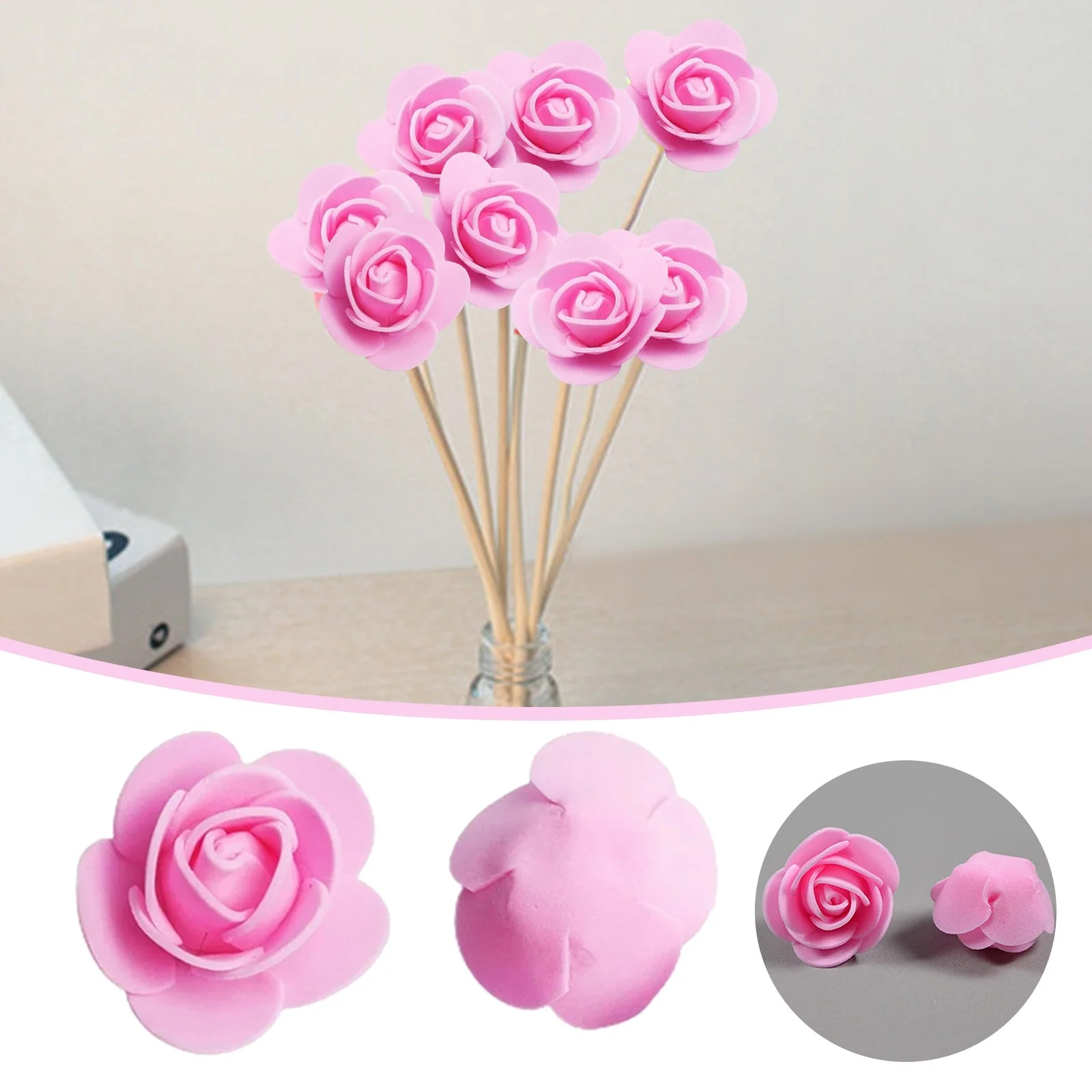 Foam Small Roses Candy Box Decorative Flowers Handmade Diy Wreath Flowers Wedding Flowers Bridal Wreath Foam Roses Orchid Artificial Flowers Roses Artificial Flowers Artificial Flower Pot Artificial