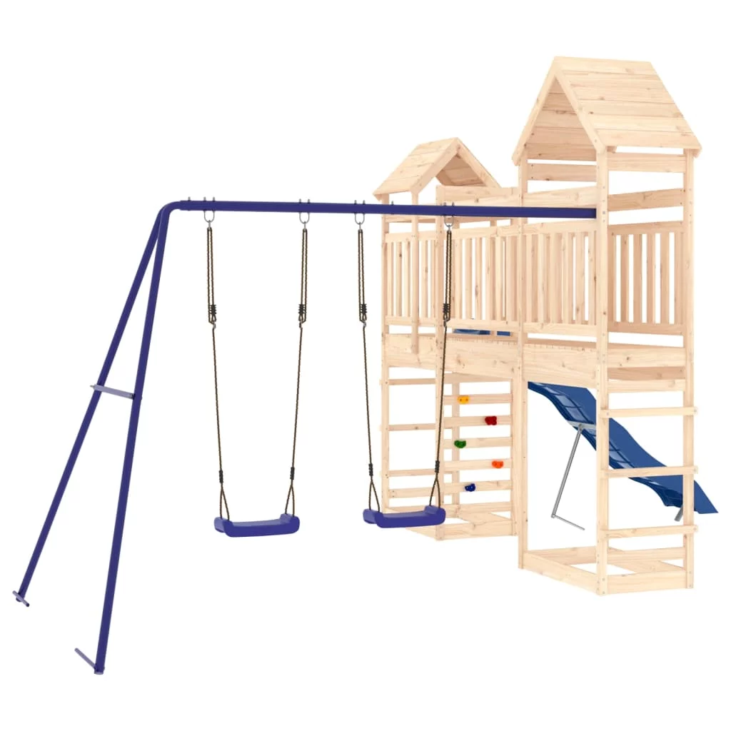 Anself Playset Solid Wood Pine