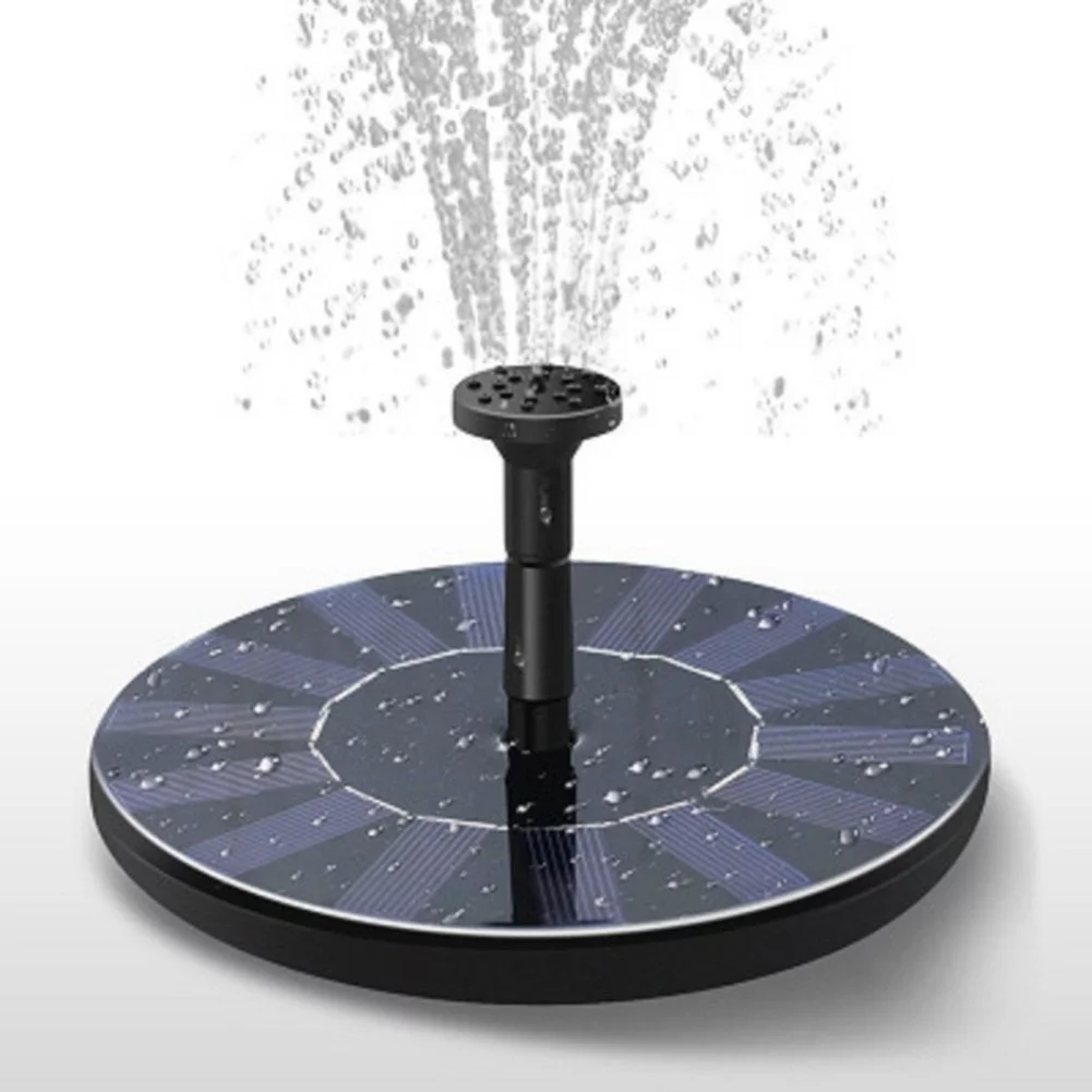 Solar Water Fountain with Solar Panel Pond Pupme with 6 Fountain Nozzles Garden