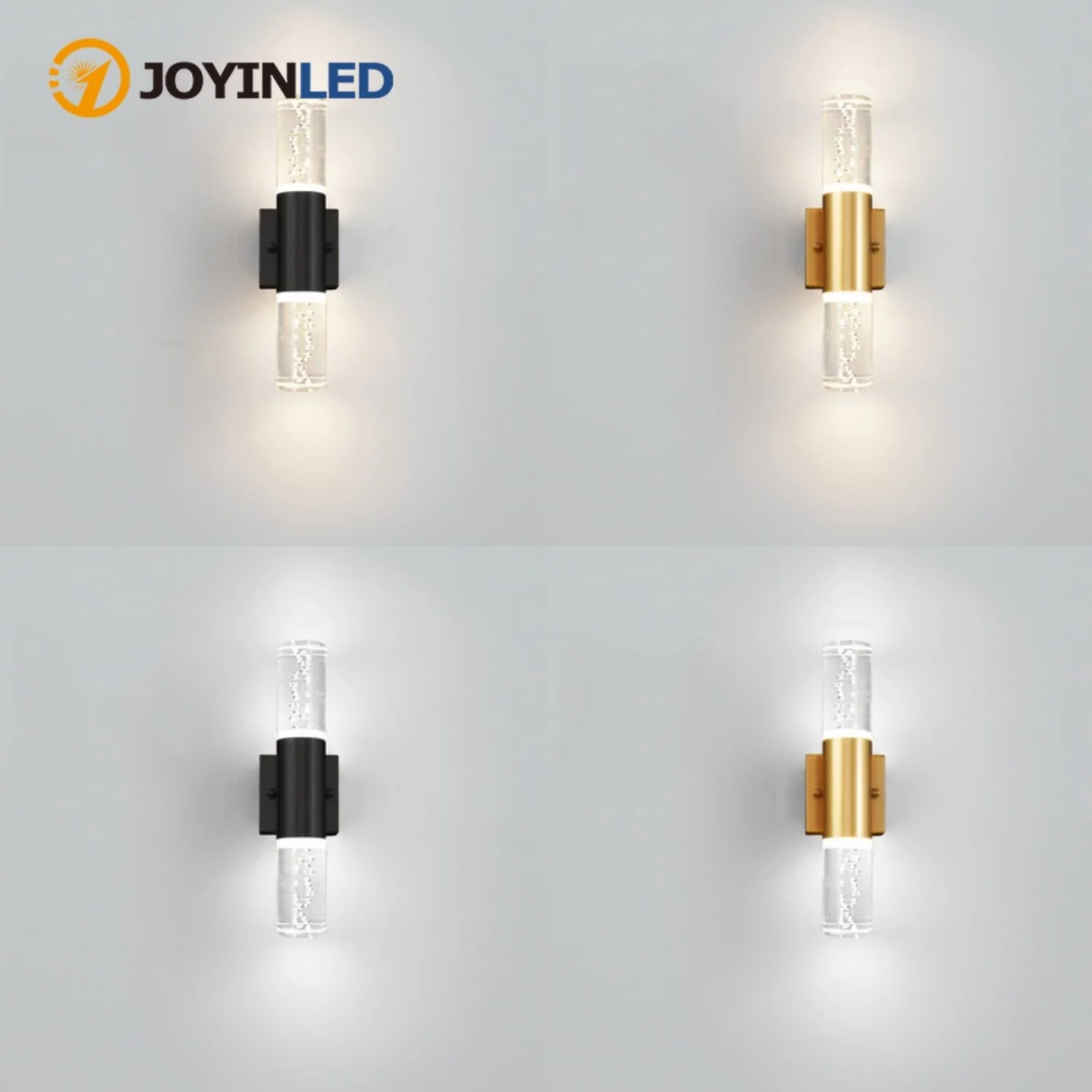 Minimalist LED Luxury Crystal Bubble Wall Lights Living Room Background Bedroom Porch Decor Wall Sconces  Bedside Wall Lamps