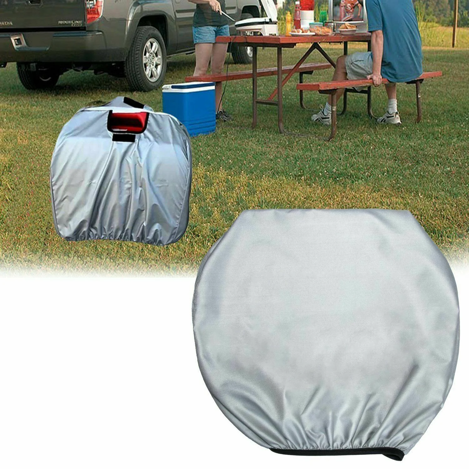 imUfer 08P57Z0700S Generator Protective Cover Waterproof Silver For Honda EU2200i EU2000i Generator