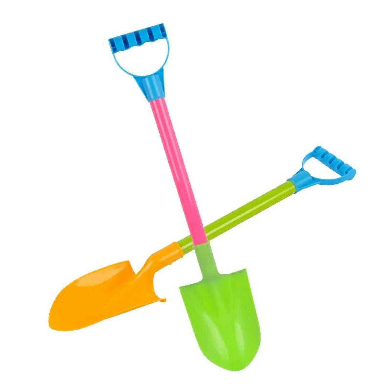 Childrens Mini Sand Spade Tools Beach Sandpit Holiday Toy Pack of 2 Pcs