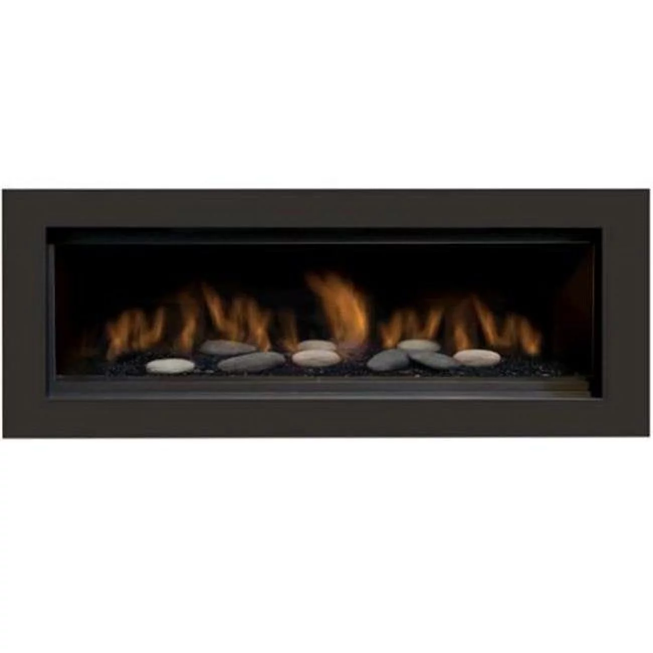 Sierra Flame  69.5 in. Basic Trim & Safety Barrier Fireplace, Black
