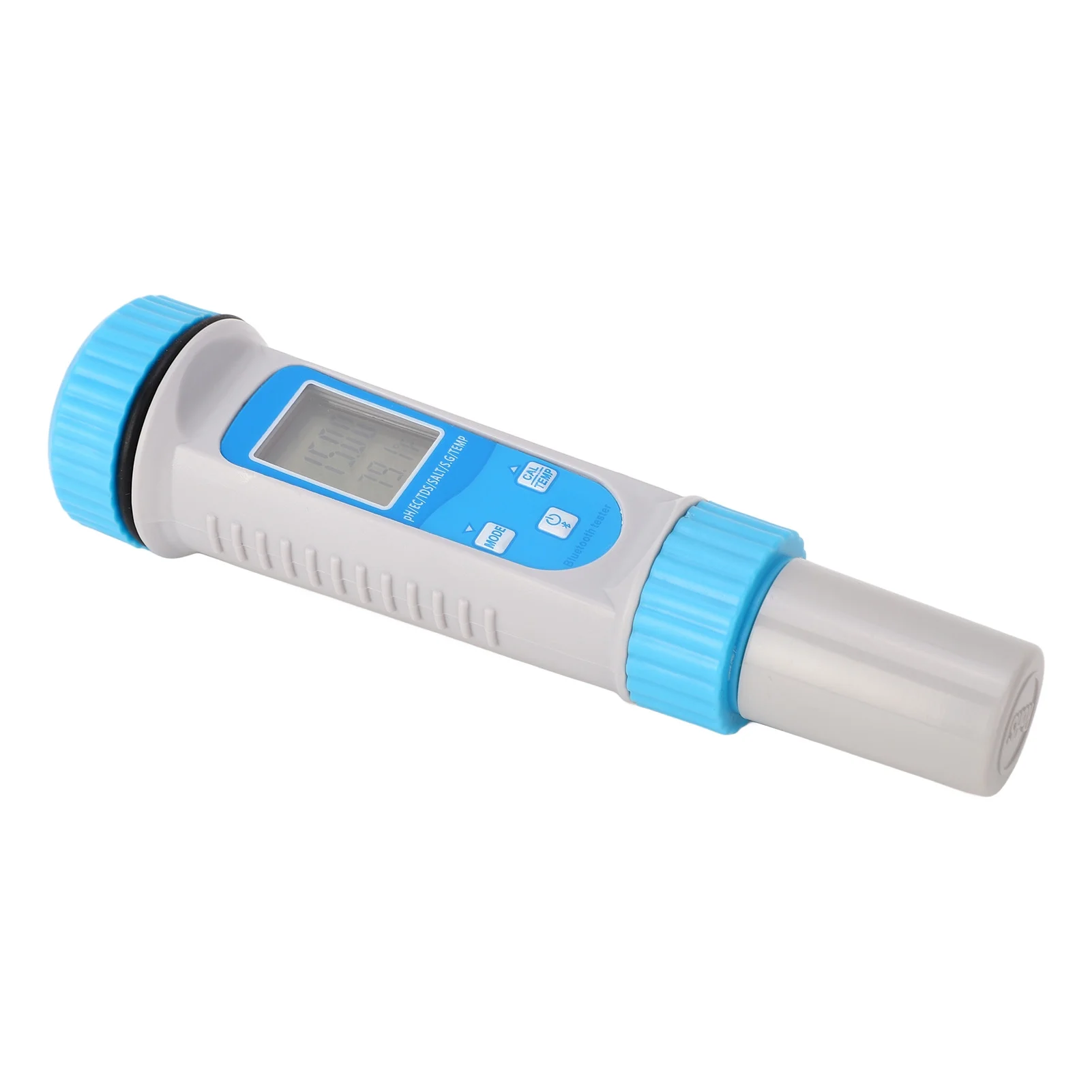 Uadme Digital Tester Pen, Smart Water Quality Tester, Multifunctional Bluetooth PH EC TDS SALT SG TEMP Test Meter