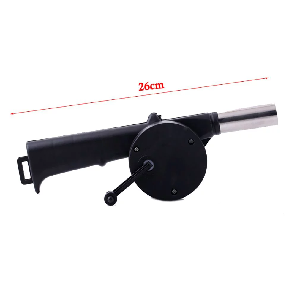 Accessories Hand-cranked Portable Outdoor Air Blower Barbecue Fan BBQ Grill Fire Bellows Tools