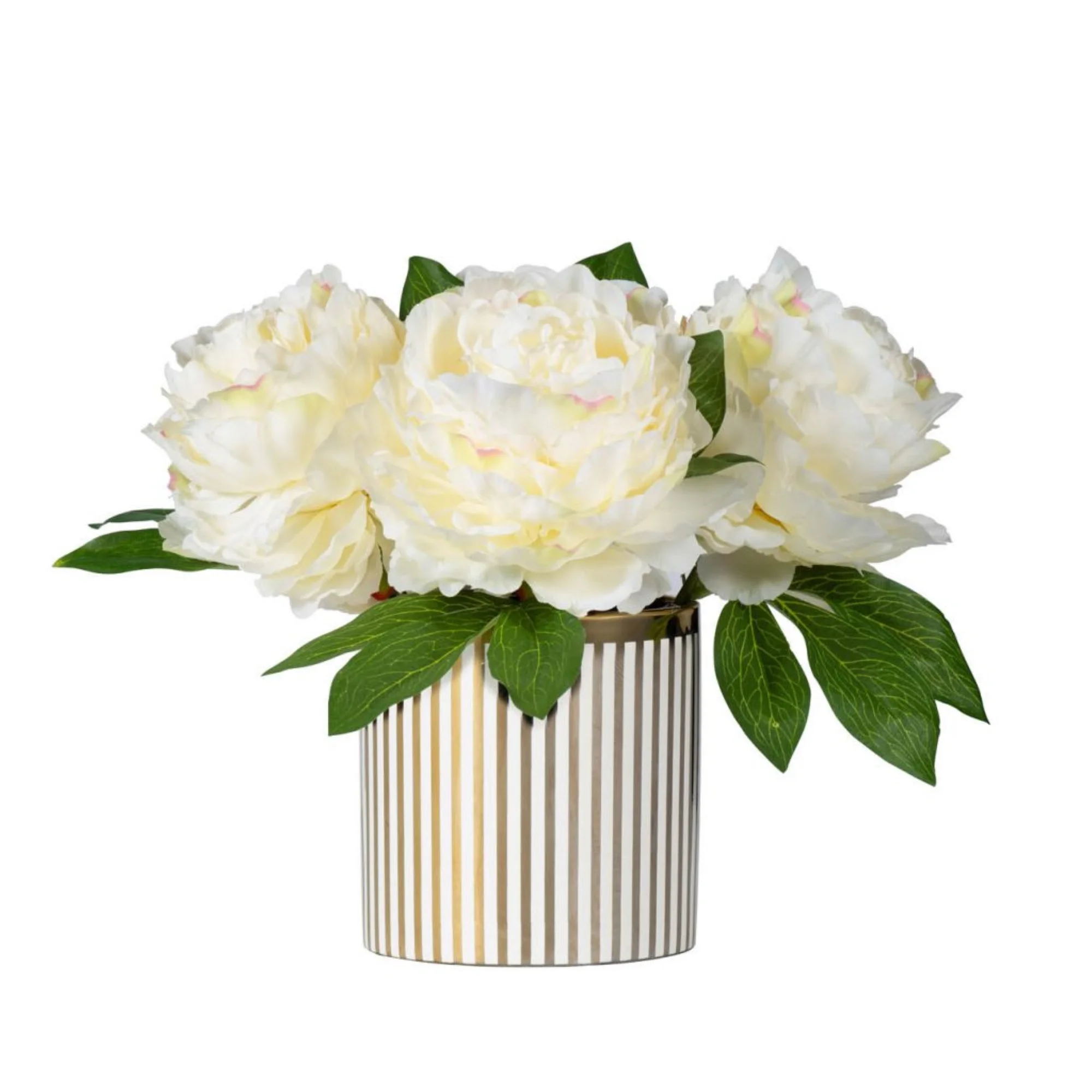 CC Home Furnishings Potted Artificial Peonies Arrangement - 12