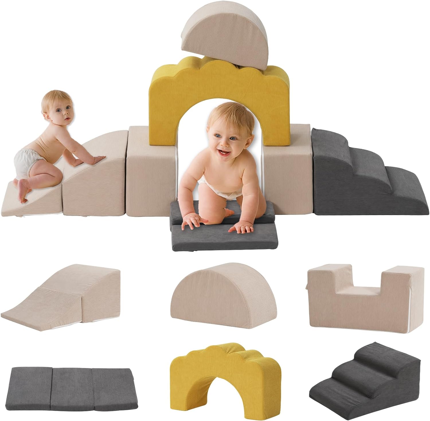 YOUB Toddler Foam Climbing Playset