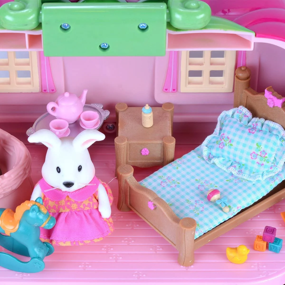 Lil Woodzeez Living Room & Nursery Set - Can Be Used with All Families & Environments - Ages 3+