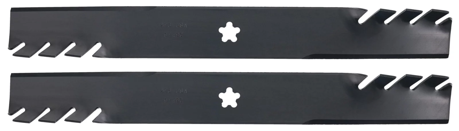 (2) USA Mower Blades® for Husqvarna 532139775 532188971 777134149 42