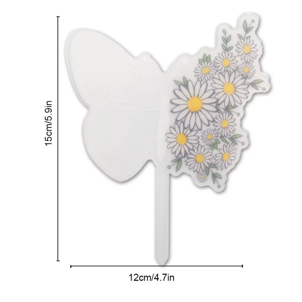 Herb Signs Plant Label Acrylic Plant Tag T-Type Markers Gardening